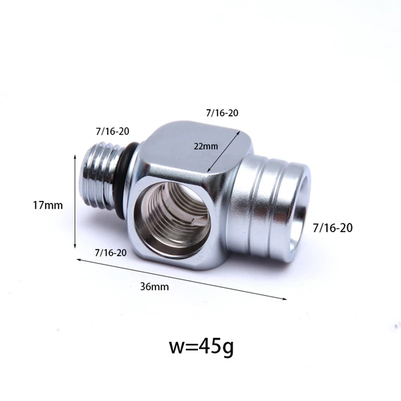 A57T Scuba Diving BCD Dive Kayak First Stage High Press 1 to 3 7/16 Adapter for Scuba Diving & Snorkeling
A57T Scuba Diving BCD Dive Kayak First Stage High Press 1 to 3 7/16 Adapter for Scuba Diving & Snorkeling