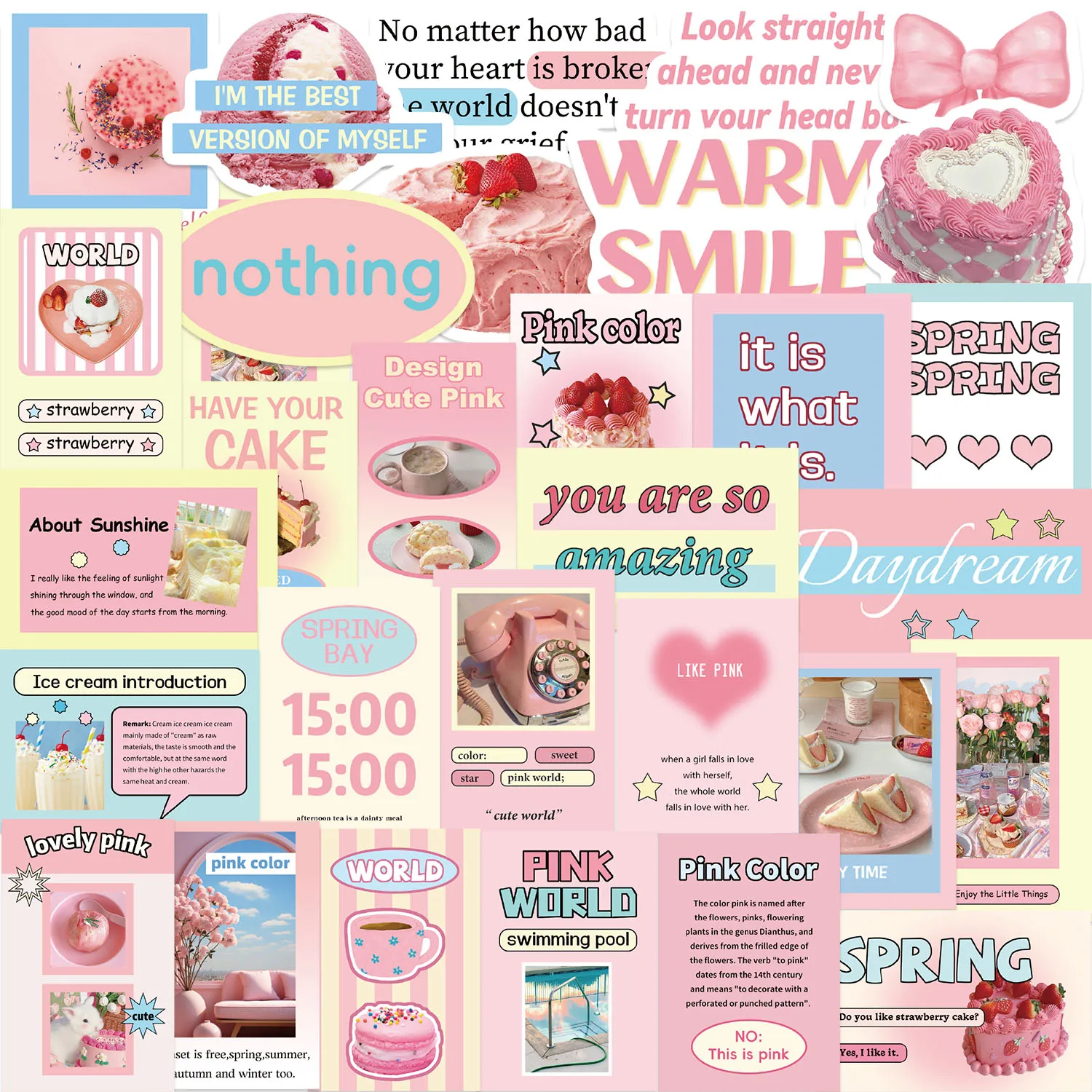 30pcs Cute Cake Berry Cheese Stickers Decoration Scrapbooking DIY Hand Account Diary Album Idol Photocard Kawaii Stationery
30pcs Cute Cake Berry Cheese Stickers Decoration Scrapbooking DIY Hand Account Diary Album Idol Photocard Kawaii Stationery
