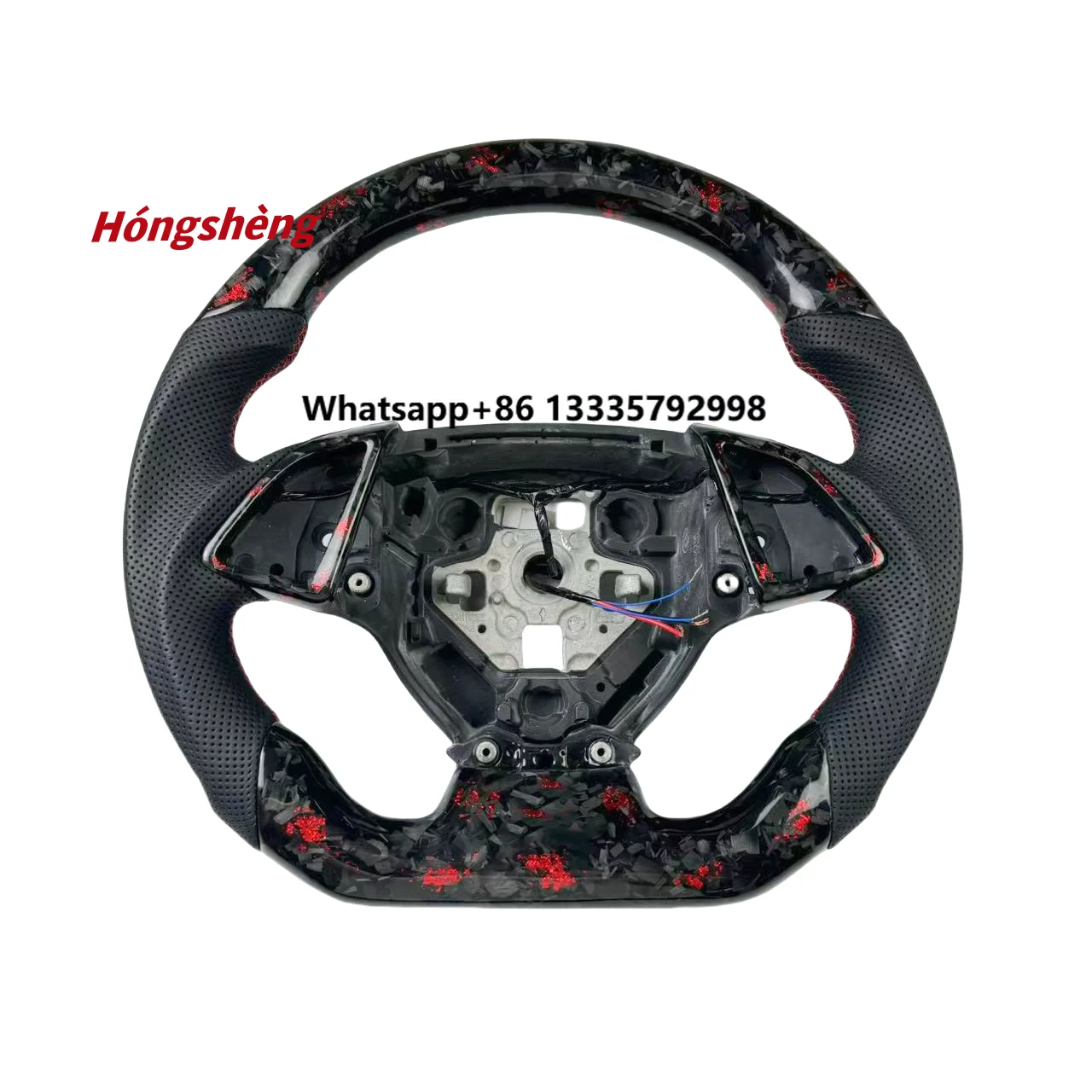 High Quality Custom Red Chevrolet Camaro C7 Carbon Fiber Steering Wheel Sport Design Style Forged High-End Wheel
High Quality Custom Red Chevrolet Camaro C7 Carbon Fiber Steering Wheel Sport Design Style Forged High-End Wheel