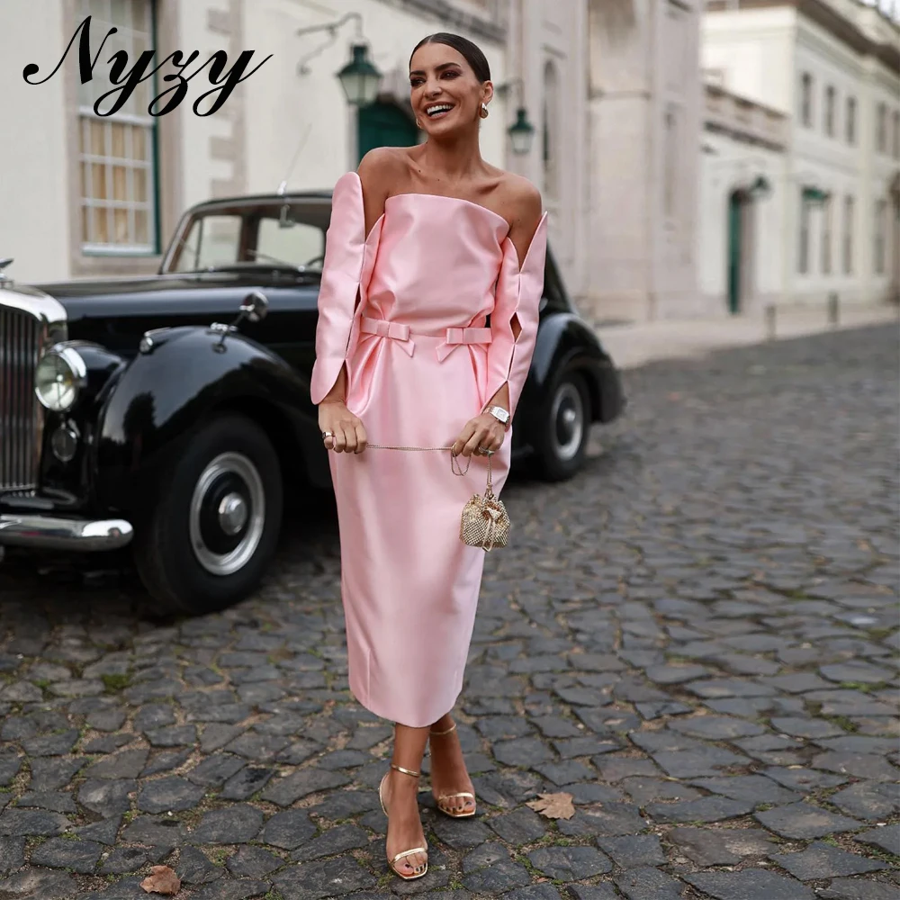 NYZY C396 Customized Vintage Detachable Sleeves Pink Evening Dress 2025 Robe De Soirée Formal Party Dress For Women Abendkleider
NYZY C396 Customized Vintage Detachable Sleeves Pink Evening Dress 2025 Robe De Soirée Formal Party Dress For Women Abendkleider
