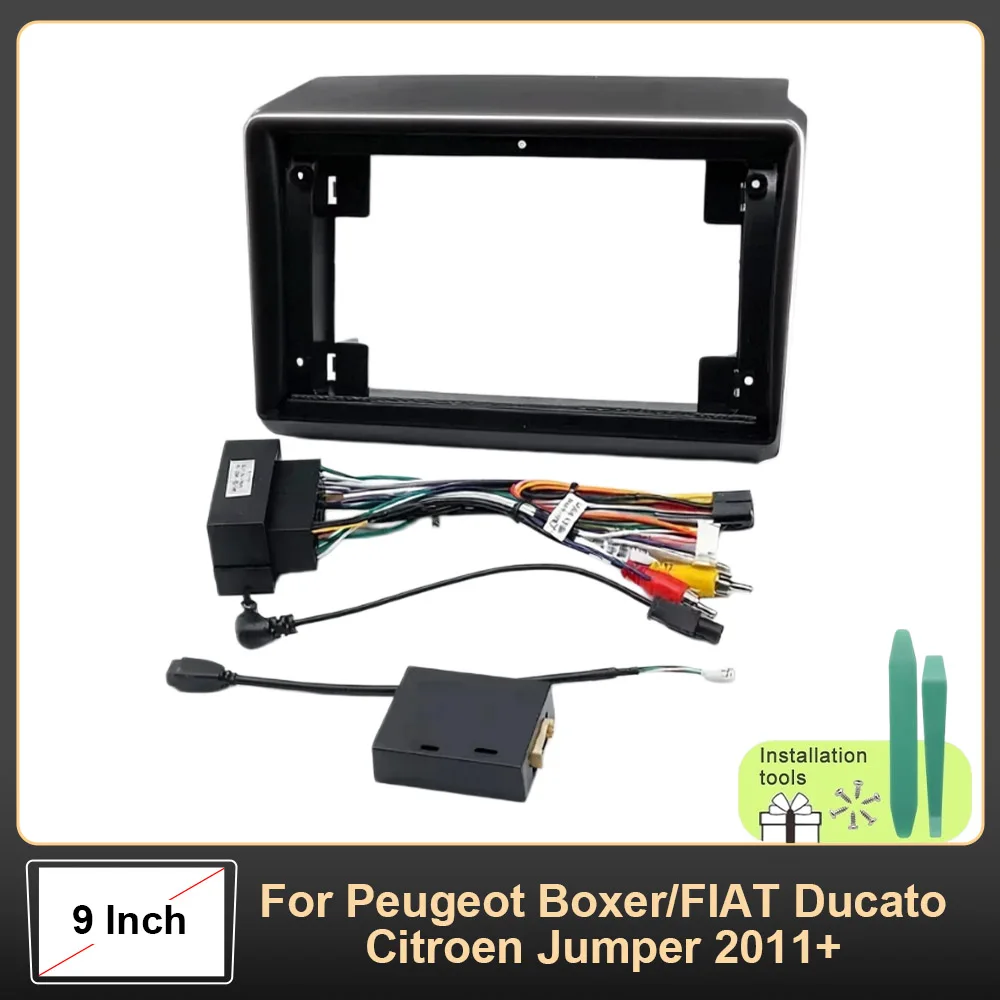 9 Inch Car Radio Fascia for Peugeot Boxer, FIAT Ducato, Citroen Jumper 2011+ Android MP5 Player Dashboard Panel Frame Kit
9 Inch Car Radio Fascia for Peugeot Boxer, FIAT Ducato, Citroen Jumper 2011+ Android MP5 Player Dashboard Panel Frame Kit
