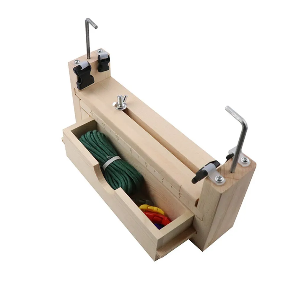 1Set Professional Bracelet Weaving Wood Frame DIY Kit Adjustable Distance Wrist Rope Maker for Lanyards Umbrella Rope Craft
1Set Professional Bracelet Weaving Wood Frame DIY Kit Adjustable Distance Wrist Rope Maker for Lanyards Umbrella Rope Craft