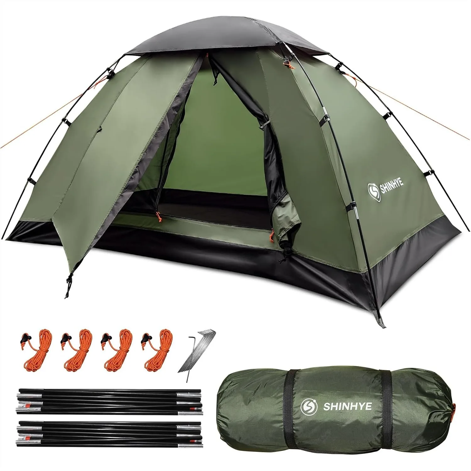 Backpacking Tent for Camping 1-5 Person Ultralight Waterproof Windproof Two Doors Easy Setup Lightweight Instant Tent
Backpacking Tent for Camping 1-5 Person Ultralight Waterproof Windproof Two Doors Easy Setup Lightweight Instant Tent
