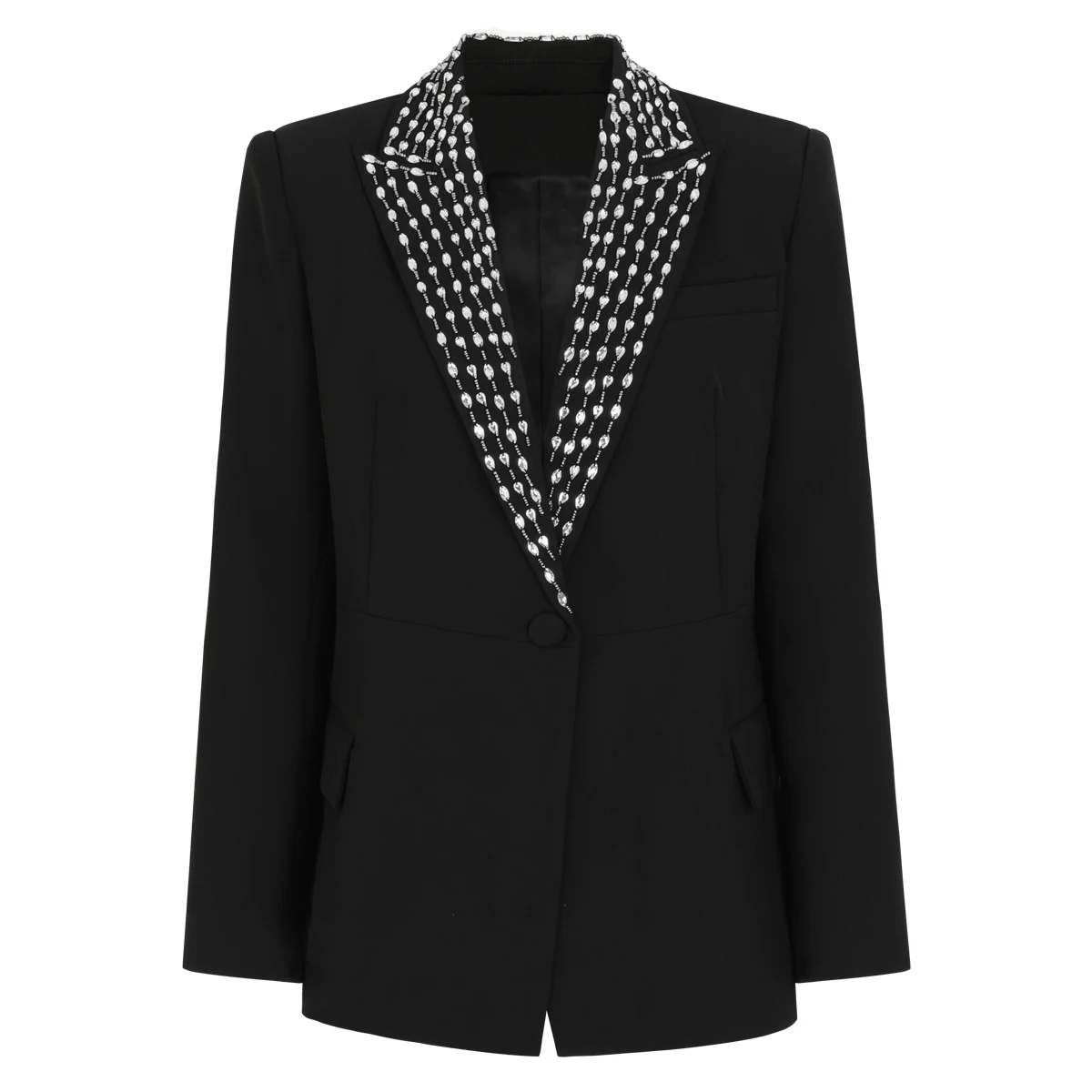 2611 High-Quality Spring And Autumn New Fashionable Temperament Commuter Women Long-Sleeved Suit Classic Beaded Suit Top Jacket
2611 High-Quality Spring And Autumn New Fashionable Temperament Commuter Women Long-Sleeved Suit Classic Beaded Suit Top Jacket