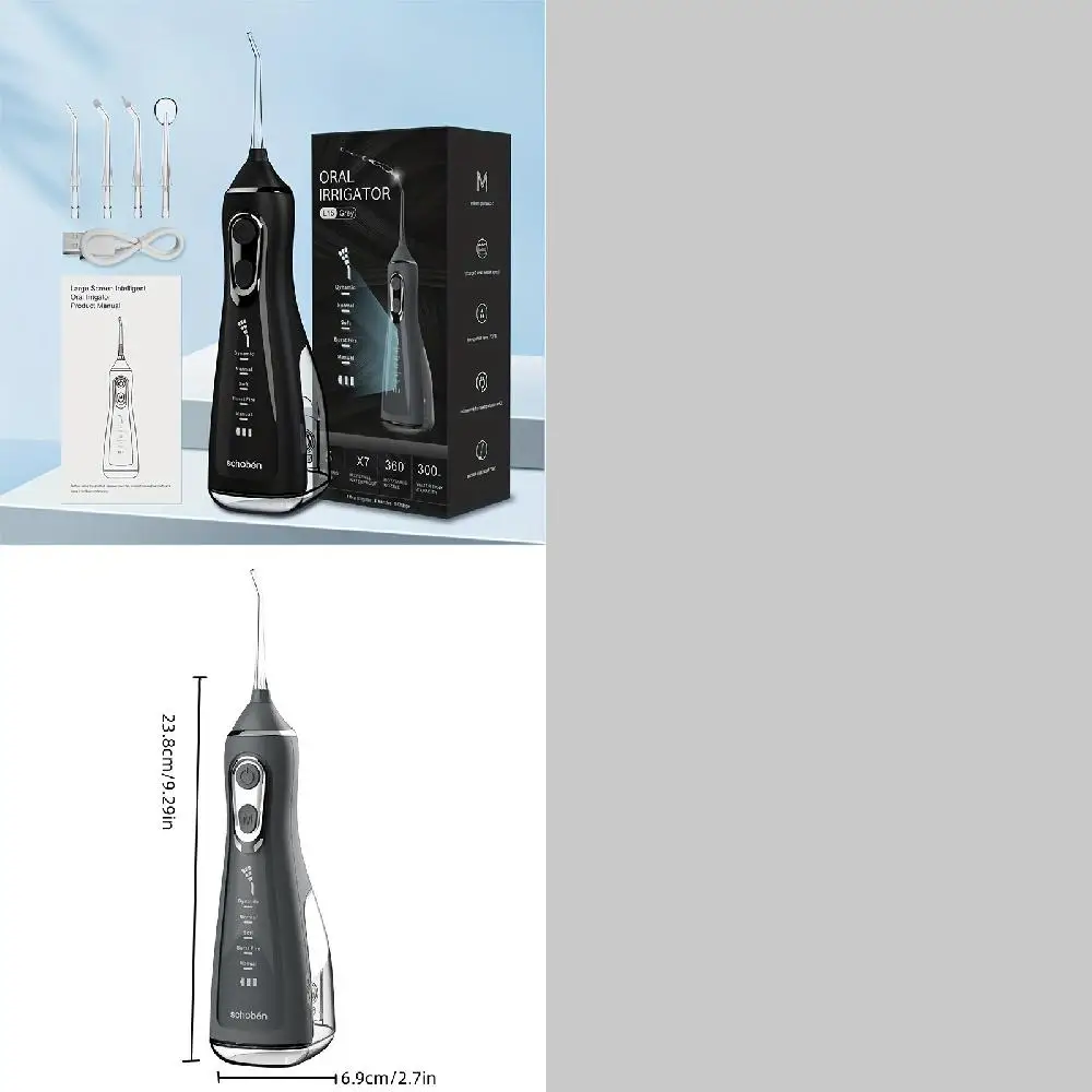 Портативный ирригатор, USB перезаряжаемая ирригатор для воды, стоматологическая струя воды, резервуар для воды 300 мл, водонепроницаемый очиститель зубов, стоматологический ирригатор
Портативный ирригатор, USB перезаряжаемая ирригатор для воды, стоматологическая струя воды, резервуар для воды 300 мл, водонепроницаемый очиститель зубов, стоматологический ирригатор