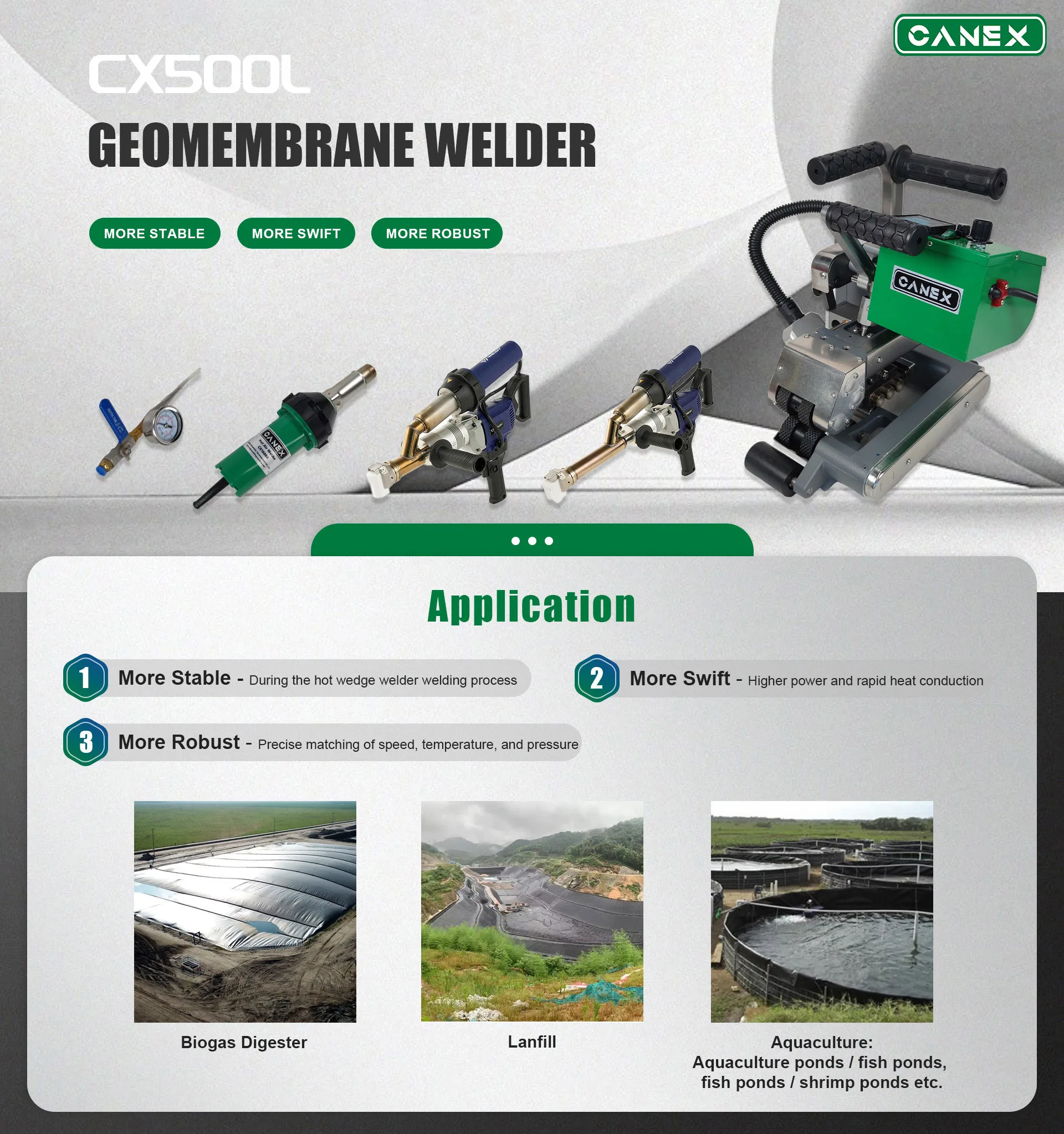 Подкладка для ирригационного пруда для сельского хозяйства, подкладка для сельскохозяйственных плотинок, прочная рама, большая скидка CX500L
Подкладка для ирригационного пруда для сельского хозяйства, подкладка для сельскохозяйственных плотинок, прочная рама, большая скидка CX500L