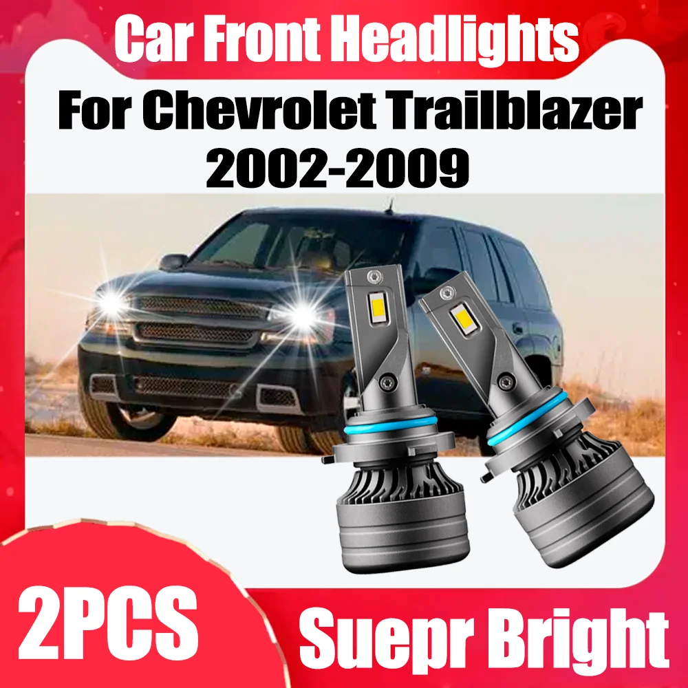 2PCS 3570 CSP Chips Front Headlight 120W 9006 HB4 LED Headlights 6000K White Suepr Bright For Chevrolet Trailblazer 2002-2009
2PCS 3570 CSP Chips Front Headlight 120W 9006 HB4 LED Headlights 6000K White Suepr Bright For Chevrolet Trailblazer 2002-2009