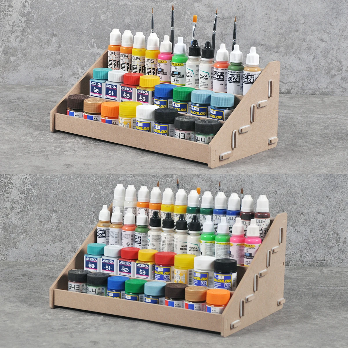 Assembly Modular Paint Storage Rack 3/4/5/6/7-tier Desktop Paint Bottle Cabinet for storing AK AK MIG GSI TA Paint
Assembly Modular Paint Storage Rack 3/4/5/6/7-tier Desktop Paint Bottle Cabinet for storing AK AK MIG GSI TA Paint