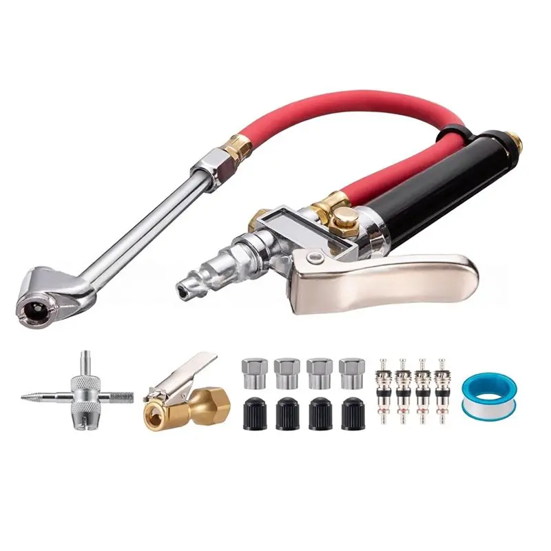 A33K-Tire Inflator 0-200PSI Gauge 16PCS Air Compressor Air Compressor Accessories Kit
A33K-Tire Inflator 0-200PSI Gauge 16PCS Air Compressor Air Compressor Accessories Kit