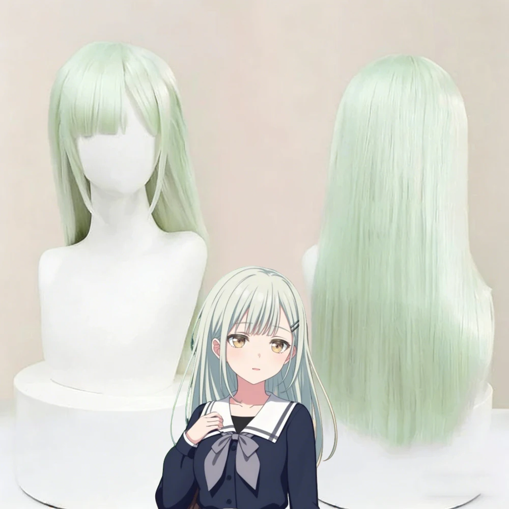 Аниме BanG Dream It's MyGO Wakaba Mutsumi, парик для косплея, женский парик Лолиты, зеленые длинные волосы, термостойкие синтетические парики, реквизит на Хэллоуин
Аниме BanG Dream It's MyGO Wakaba Mutsumi, парик для косплея, женский парик Лолиты, зеленые длинные волосы, термостойкие синтетические парики, реквизит на Хэллоуин