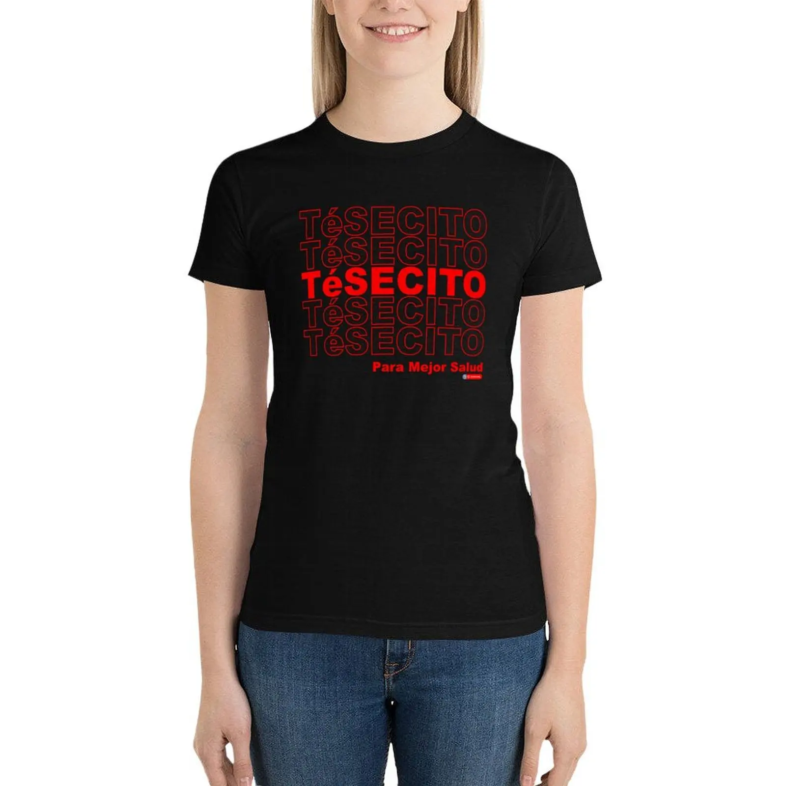 Tésecito Tipografía T-Shirt tees lady clothes animal print shirt for girls clothes for Women
Tésecito Tipografía T-Shirt tees lady clothes animal print shirt for girls clothes for Women