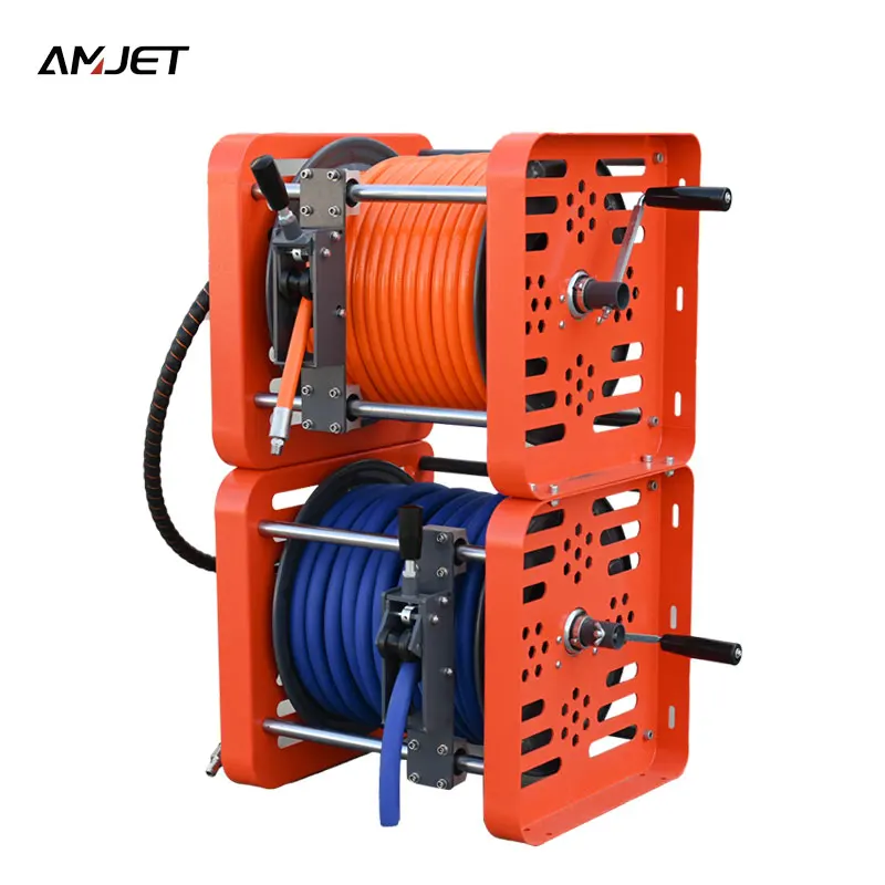 Less Than 80 Liters and Is Suitable for Connecting Pipeline Cameras Hot Selling AMJET TwinReel Suitable for 100-350bar
Less Than 80 Liters and Is Suitable for Connecting Pipeline Cameras Hot Selling AMJET TwinReel Suitable for 100-350bar