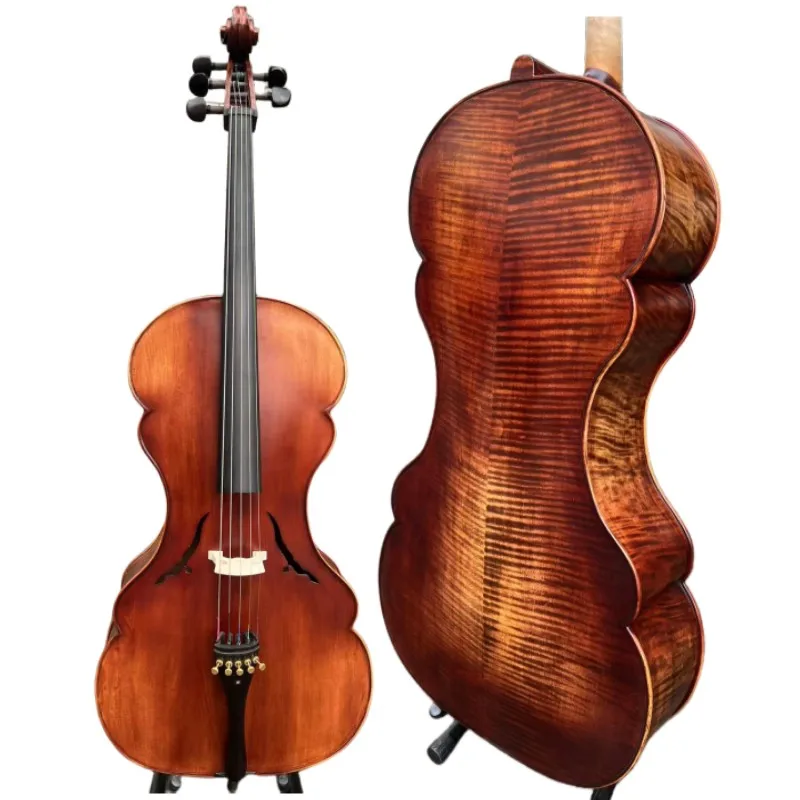 Professional 5 String Cello 4/4 Baroque Style Solid Wood Rich Deep Tone Professional String Instrument
Professional 5 String Cello 4/4 Baroque Style Solid Wood Rich Deep Tone Professional String Instrument