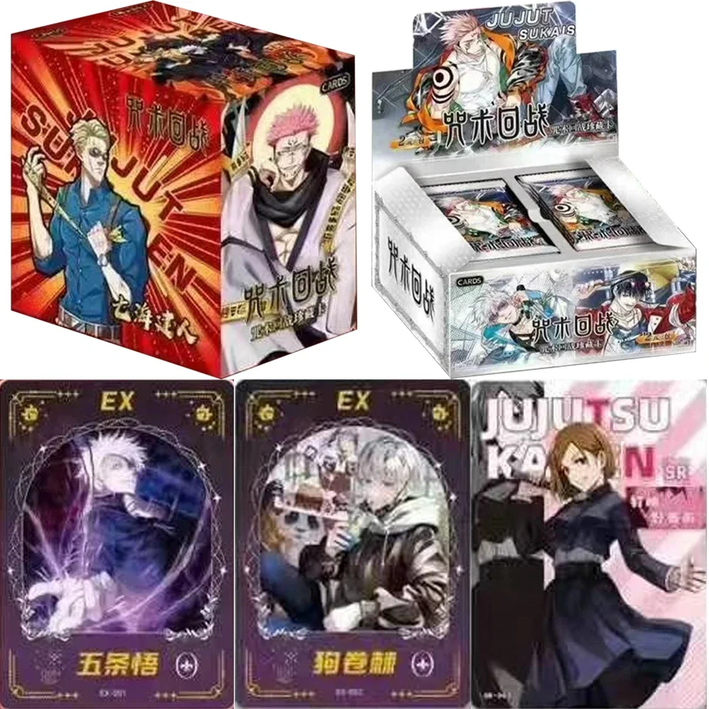 Jujutsu Kaisen Card Warlock Cards Gojo Satoru Fushiguro Megumi Itadori Yuji Warlock Аниме Периферийные коллекционные карты Игрушка в подарок
Jujutsu Kaisen Card Warlock Cards Gojo Satoru Fushiguro Megumi Itadori Yuji Warlock Аниме Периферийные коллекционные карты Игрушка в подарок