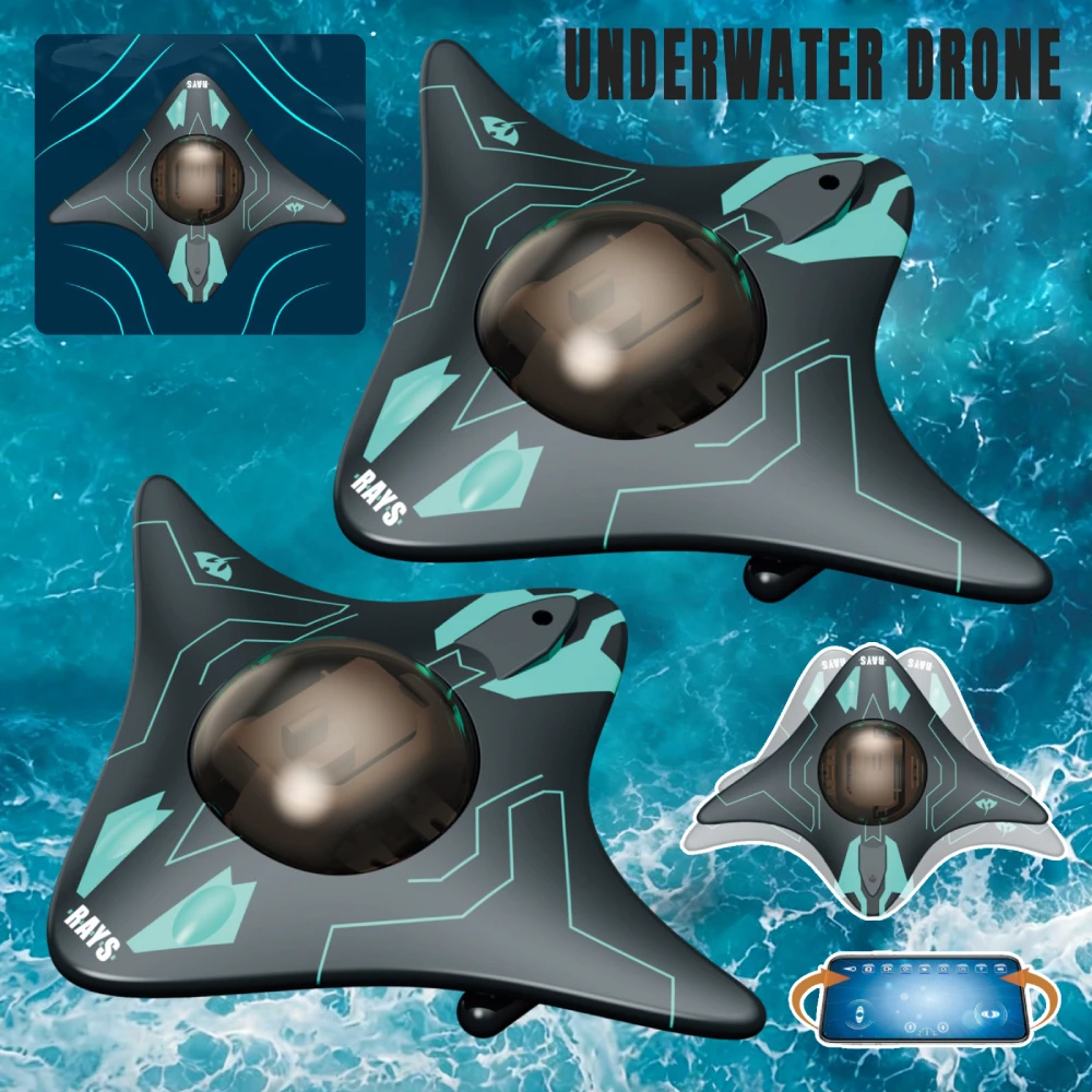 6 CH Underwater Drone with Camera Mini Remote Control Boat for Pools Lakes App Controlled RC Submarine Real-time Photo Shooting
6 CH Underwater Drone with Camera Mini Remote Control Boat for Pools Lakes App Controlled RC Submarine Real-time Photo Shooting