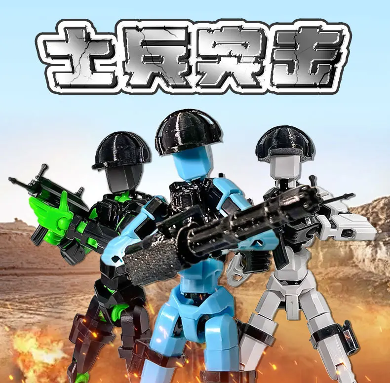 3D-печатная подвижная фигурка T13 Corps Assault Lucky 13, сборная игрушка с множеством суставов, подарок для детей для веселых интерактивных игр родителей и детей
3D-печатная подвижная фигурка T13 Corps Assault Lucky 13, сборная игрушка с множеством суставов, подарок для детей для веселых интерактивных игр родителей и детей