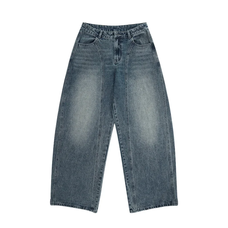 2025Spring Summer American Retro Nostalgic Washed Patchwork Jeans Men Straight Loose Scimitar Pants Trendy Brand Pants
2025Spring Summer American Retro Nostalgic Washed Patchwork Jeans Men Straight Loose Scimitar Pants Trendy Brand Pants