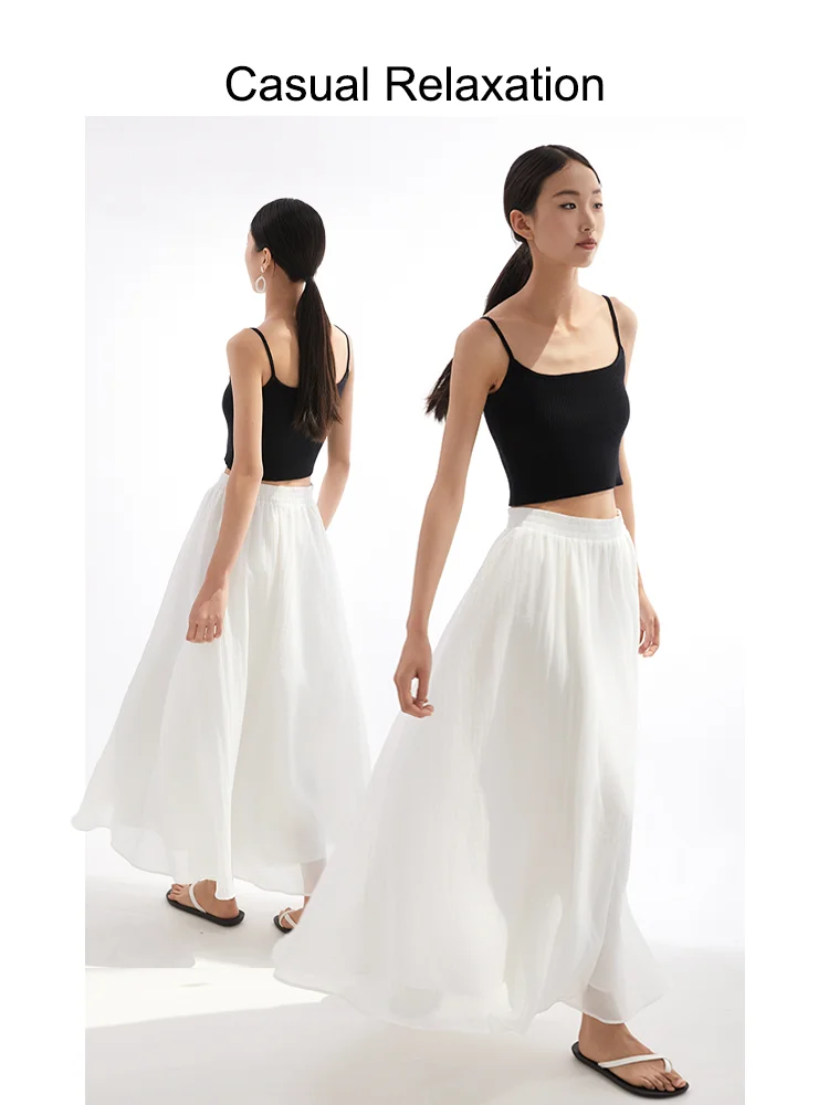 Новая легкая дышащая юбка из комфортной ткани с эластичным поясом для женщин, идеальная для весны и лета, для повседневного отдыха.
Новая легкая дышащая юбка из комфортной ткани с эластичным поясом для женщин, идеальная для весны и лета, для повседневного отдыха.