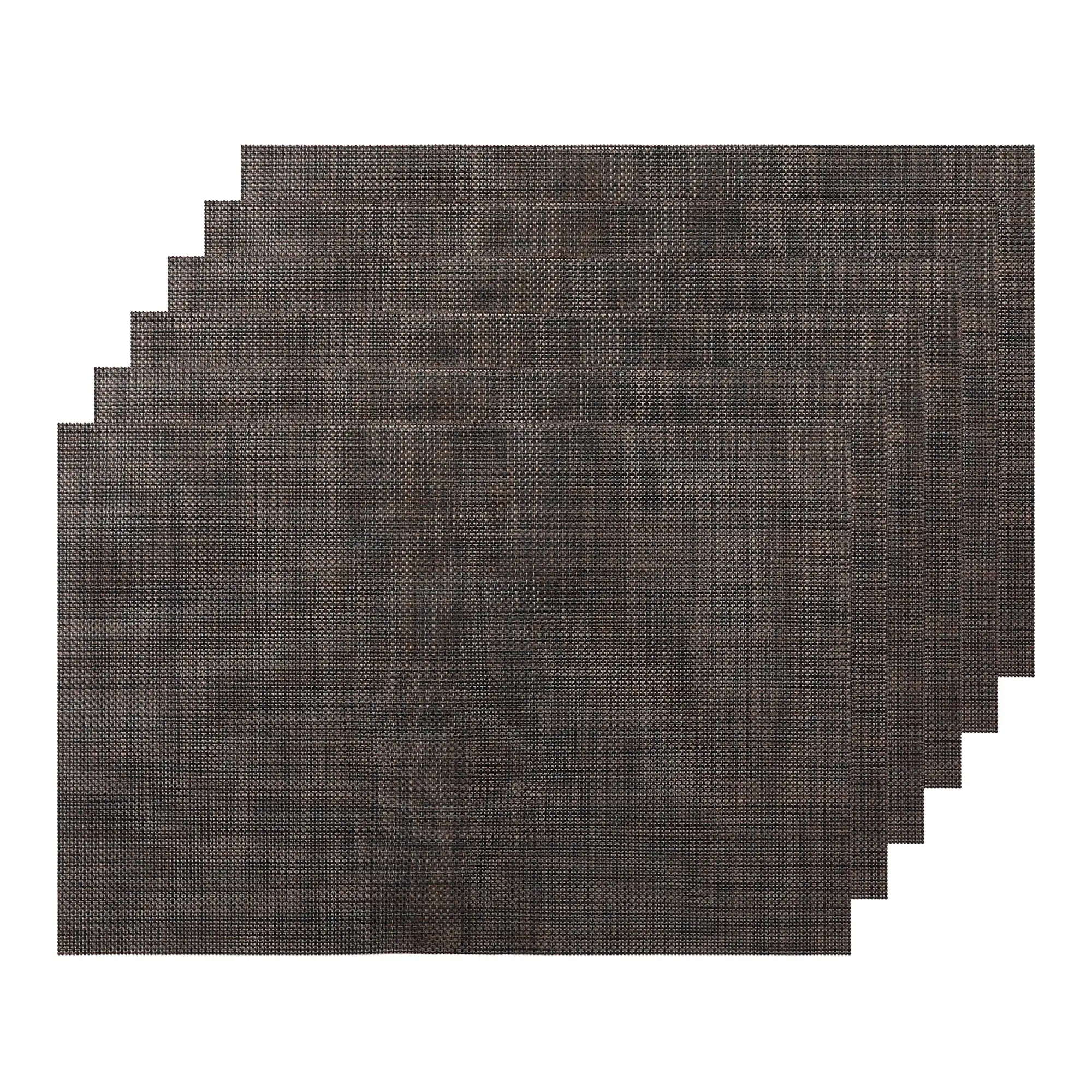 Durable Placemats for Dining Table, Resistant Kitchen Place Mats Set of 6 Black Brown 18 X 12
Durable Placemats for Dining Table, Resistant Kitchen Place Mats Set of 6 Black Brown 18 X 12
