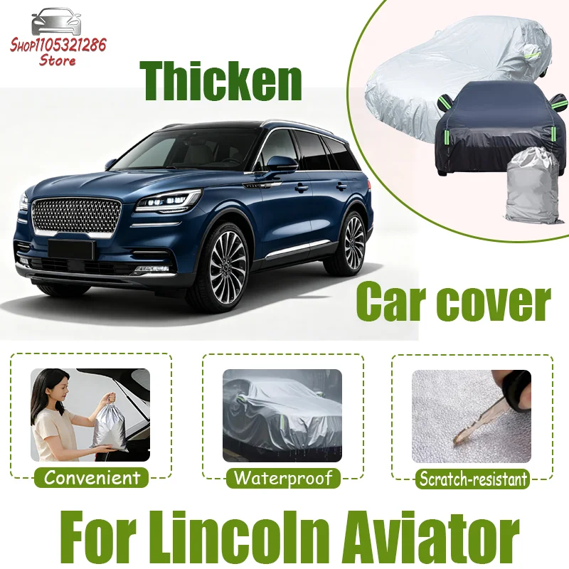 Full Car Cover For Lincoln Aviator Outdoor Use - Waterproof Snowproof Sunshade, Winter & Summer Auto Protection Accessories
Full Car Cover For Lincoln Aviator Outdoor Use - Waterproof Snowproof Sunshade, Winter & Summer Auto Protection Accessories