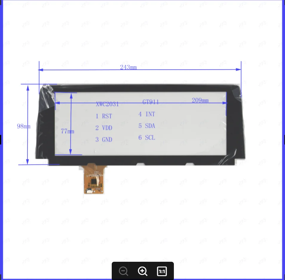 ZhiYuSun XWC2031 НОВЫЙ 243 мм * 98 мм GT911 Сенсорная панель с использованием комплекта накладок GPS DVD Разрешение 243*98 XWC2031
ZhiYuSun XWC2031 НОВЫЙ 243 мм * 98 мм GT911 Сенсорная панель с использованием комплекта накладок GPS DVD Разрешение 243*98 XWC2031