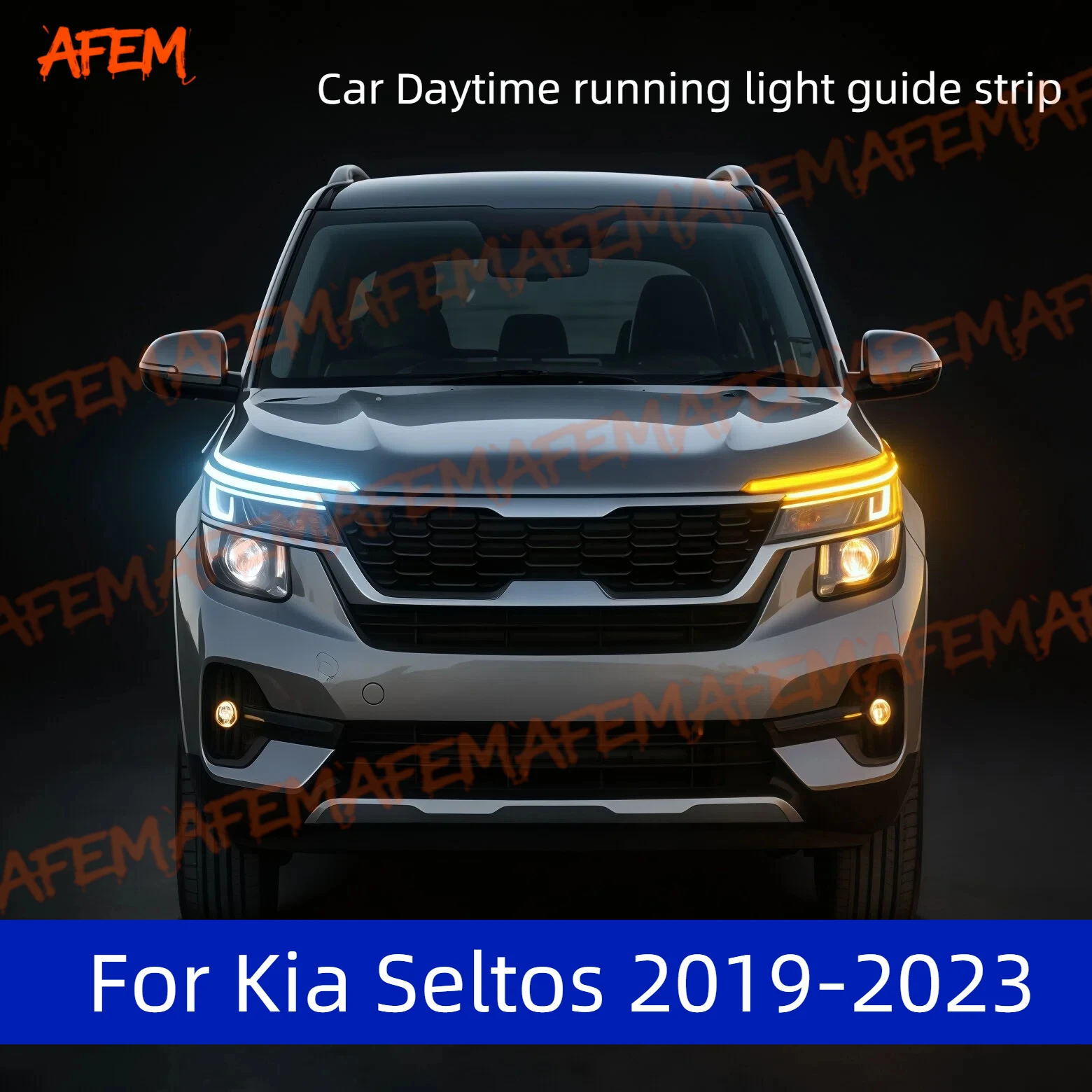 2pcs For Kia Seltos 2019-2023 Car DRL Daytime Running Light Start Scan Style Sequential FlowingTurn Signal Light Ultra-Thin
2pcs For Kia Seltos 2019-2023 Car DRL Daytime Running Light Start Scan Style Sequential FlowingTurn Signal Light Ultra-Thin