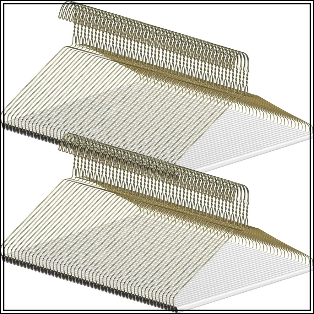 200 Pcs Dry Cleaner Hangers Bulk with Tubes 16" Wire Hangers for Coats Pants Shirts Skirts
200 Pcs Dry Cleaner Hangers Bulk with Tubes 16" Wire Hangers for Coats Pants Shirts Skirts