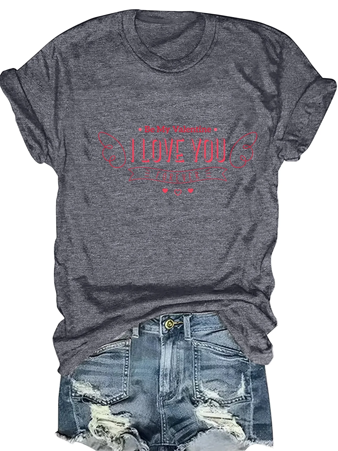 Модная женская футболка с круглым вырезом и принтом в виде букв, стильная повседневная футболка с графическим рисунком
Модная женская футболка с круглым вырезом и принтом в виде букв, стильная повседневная футболка с графическим рисунком