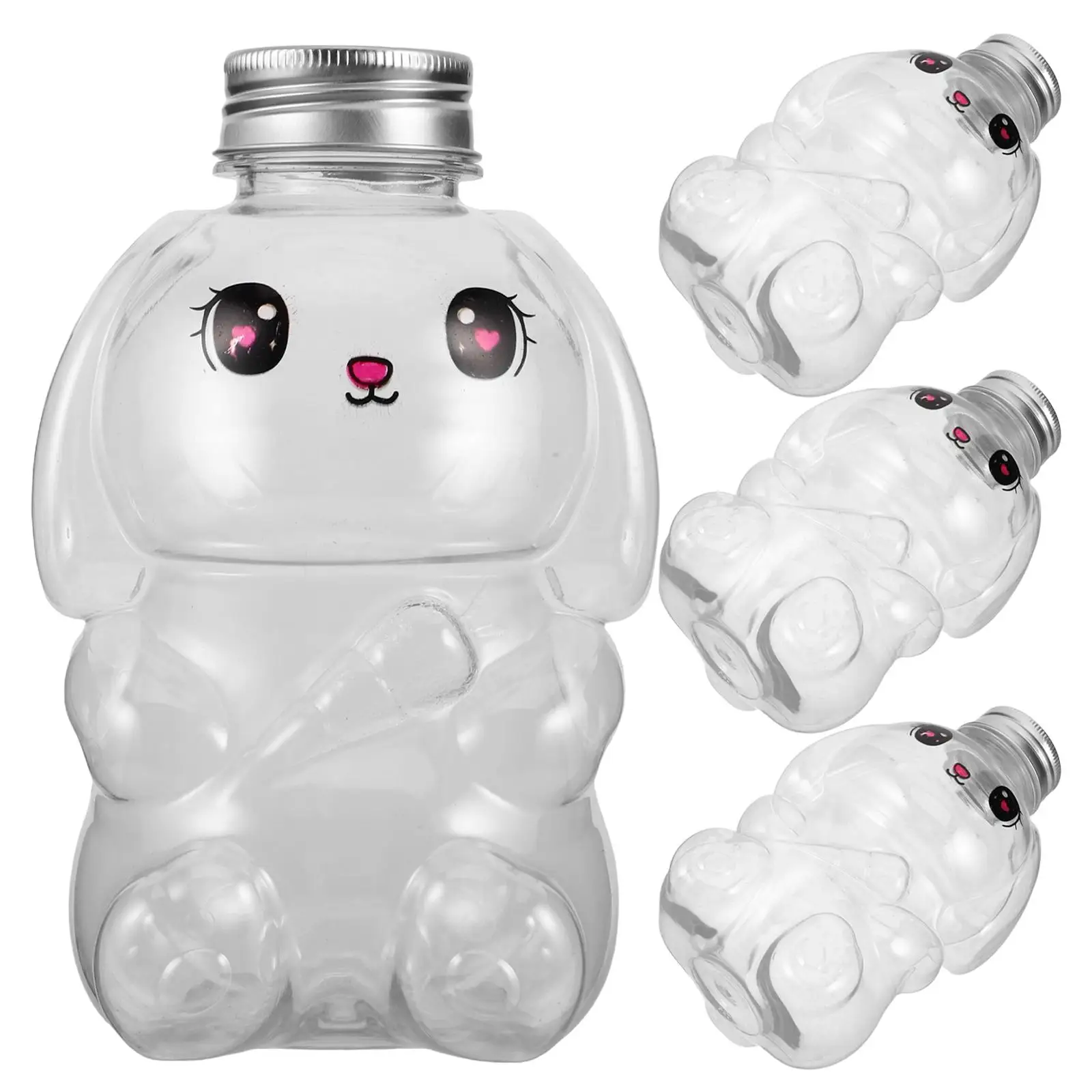 4 Pcs Rabbit Shaped Milk Tea Cup Beverage Bottle Party Vase Drink Holder Juice Water Storage Container Reusable Portable Home
4 Pcs Rabbit Shaped Milk Tea Cup Beverage Bottle Party Vase Drink Holder Juice Water Storage Container Reusable Portable Home