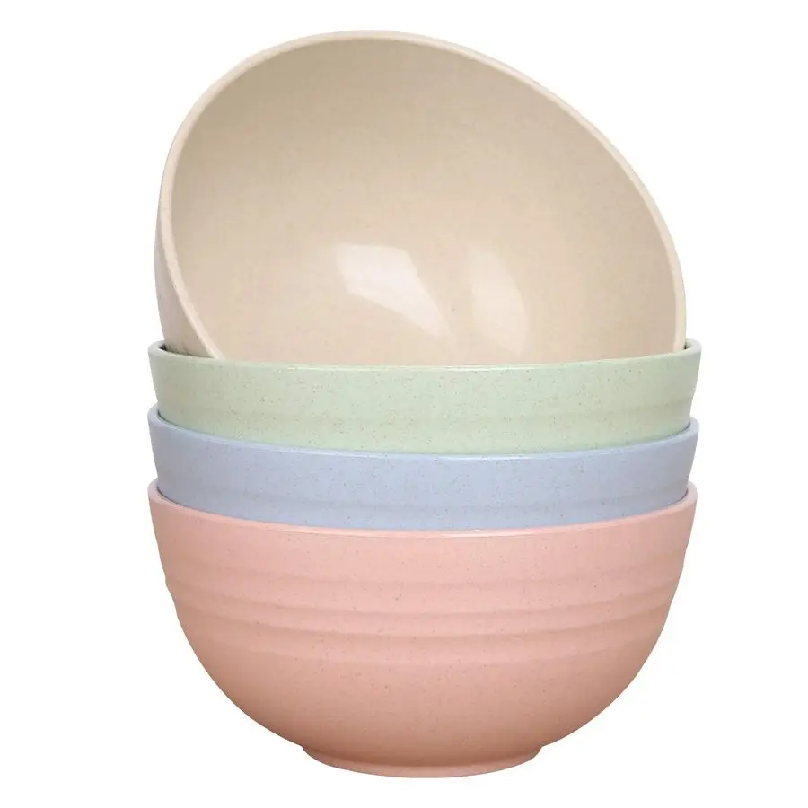 Небьющиеся миски для хлопьев 24 унции, набор из 4 многоразовых мисок из пшеничной соломы, пригодные для мытья в посудомоечной машине и использования в микроволновой печи, идеально подходят для хлопьев, супов и риса.
Небьющиеся миски для хлопьев 24 унции, набор из 4 многоразовых мисок из пшеничной соломы, пригодные для мытья в посудомоечной машине и использования в микроволновой печи, идеально подходят для хлопьев, супов и риса.