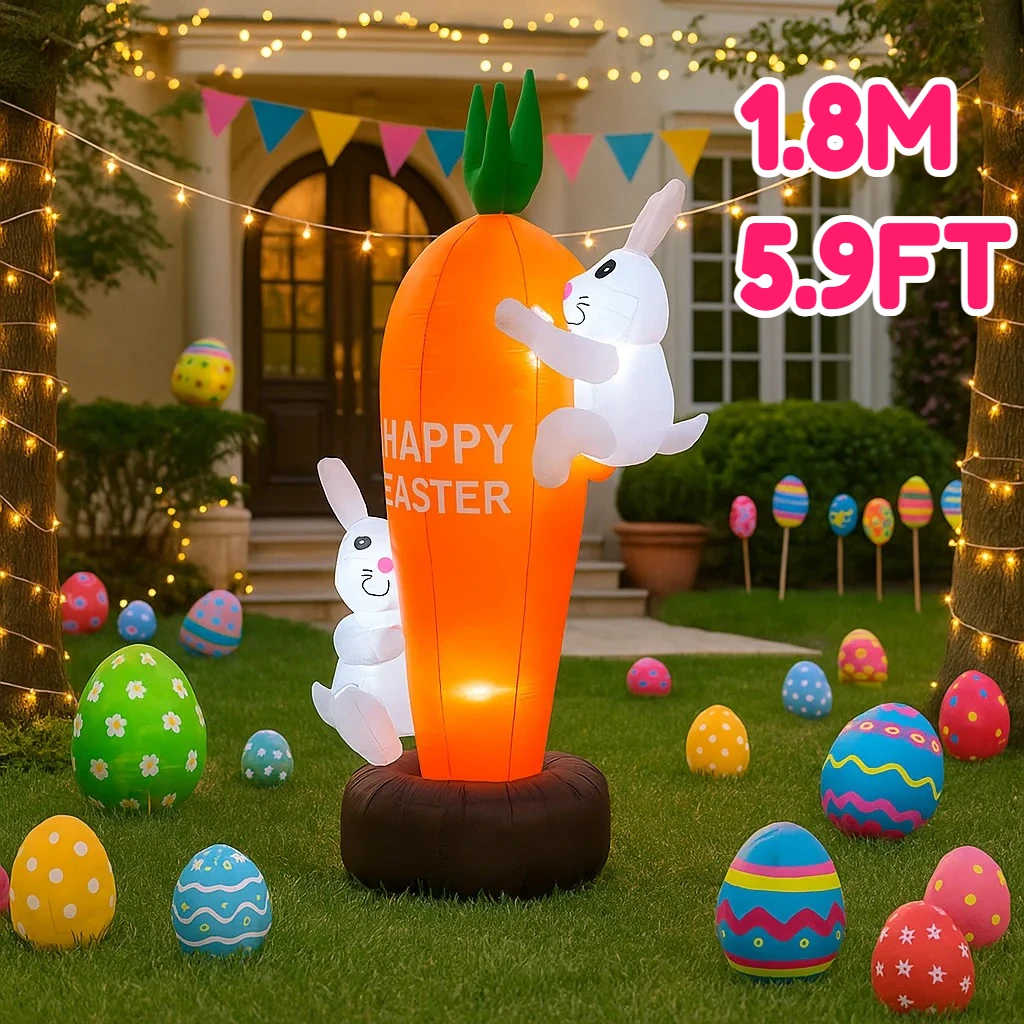 Пасхальный фестиваль DIY Декор Надувной кролик 1,8 м/5,9 футов Поднимание моркови Дизайн Праздничный сад Двор Открытый светодиодный светильник Декор Модель
Пасхальный фестиваль DIY Декор Надувной кролик 1,8 м/5,9 футов Поднимание моркови Дизайн Праздничный сад Двор Открытый светодиодный светильник Декор Модель