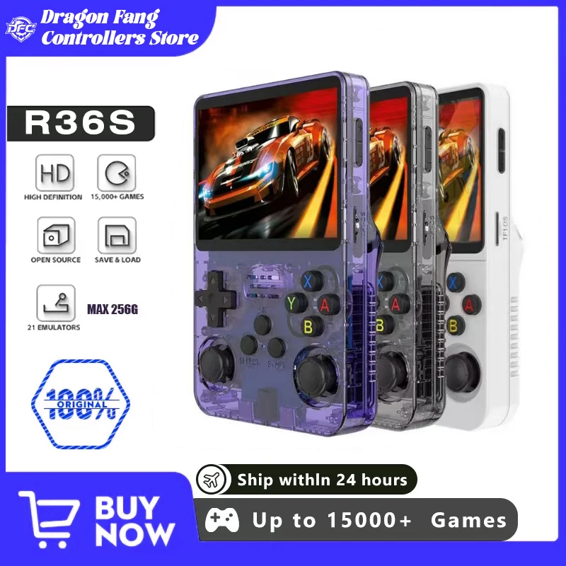 Open Source R36S Retro Video Game Console 128G 40000 Handheld Video Player Linux System 3.5-inch IPS Screen Portable Pocket Gift
Open Source R36S Retro Video Game Console 128G 40000 Handheld Video Player Linux System 3.5-inch IPS Screen Portable Pocket Gift