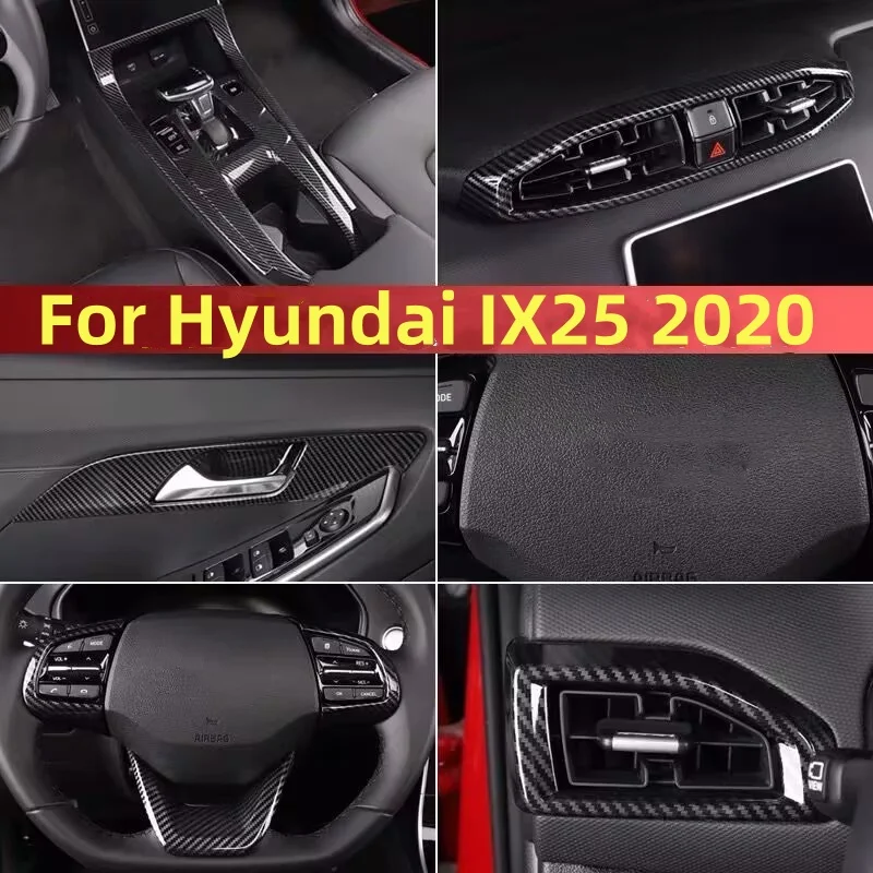 For Hyundai IX25 2020 Car Accessories Carbon Fiber Style Gear Shift Panel Center Console Cover Trim Frame Car Styling Sticker
For Hyundai IX25 2020 Car Accessories Carbon Fiber Style Gear Shift Panel Center Console Cover Trim Frame Car Styling Sticker
