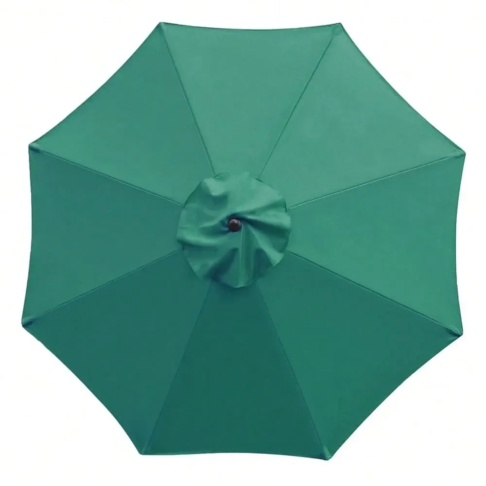 9ft Patio Umbrella Replacement Canopy Market Umbrella Top Outdoor Umbrella Canopy With 8 Ribs,OneSize,DarkGreen
9ft Patio Umbrella Replacement Canopy Market Umbrella Top Outdoor Umbrella Canopy With 8 Ribs,OneSize,DarkGreen