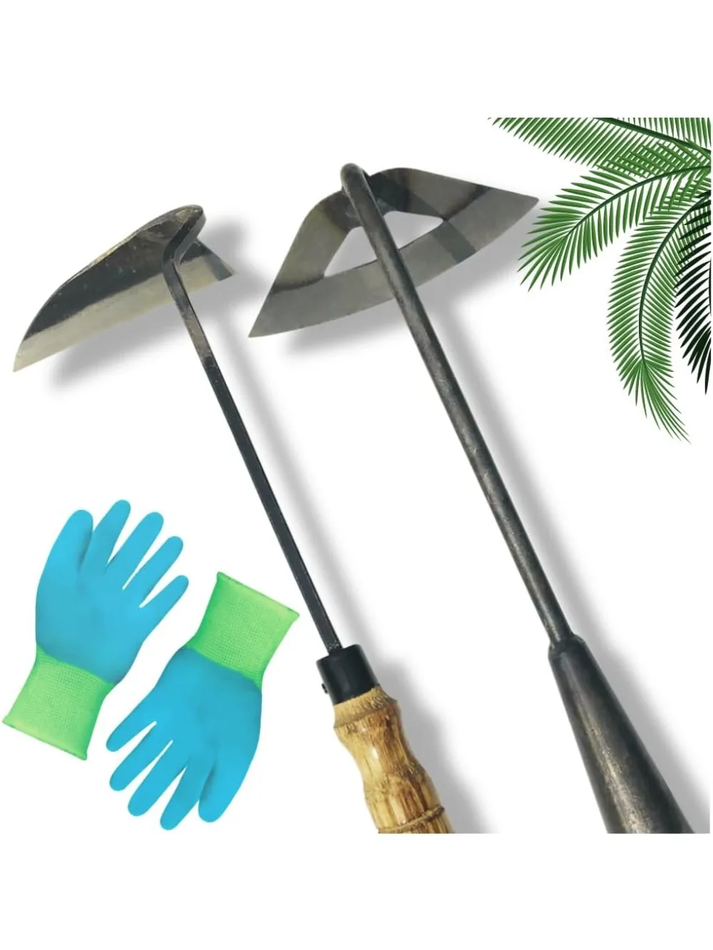 Набор садовых инструментов — полая мотыга, серп и перчатки для прополки для эффективного удаления сорняков
Набор садовых инструментов — полая мотыга, серп и перчатки для прополки для эффективного удаления сорняков