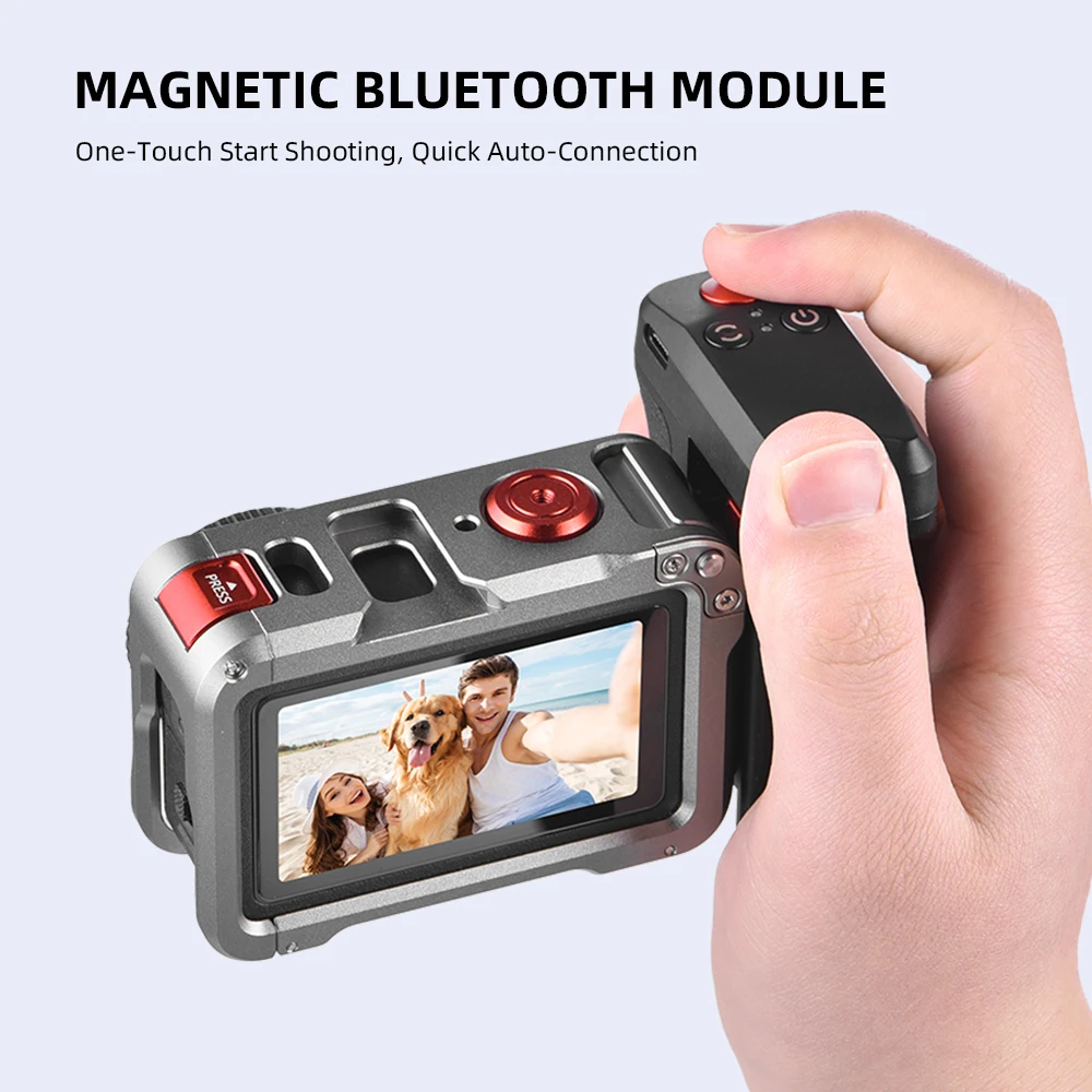 For DJI OSMO ACTION 6/4/5PRO Bluetooth Street Photography Handle Magnetic Quick-Release Accessories for Action Cameras
For DJI OSMO ACTION 6/4/5PRO Bluetooth Street Photography Handle Magnetic Quick-Release Accessories for Action Cameras