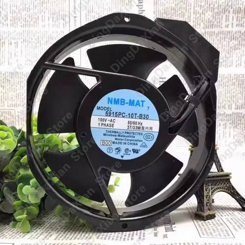L FOR NMB 5915PC-10T-B30 100VAC 37/33W 172*150*38MM Inverter Axial Cooling Fan 1pcs
L FOR NMB 5915PC-10T-B30 100VAC 37/33W 172*150*38MM Inverter Axial Cooling Fan 1pcs
