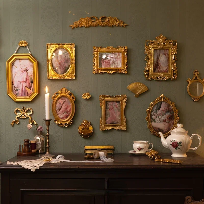 Vintage European-Style Palace Embossed Photo Frame, Carved Wall Decoration, Light Luxury Home Accessories for Elegant Displays
Vintage European-Style Palace Embossed Photo Frame, Carved Wall Decoration, Light Luxury Home Accessories for Elegant Displays