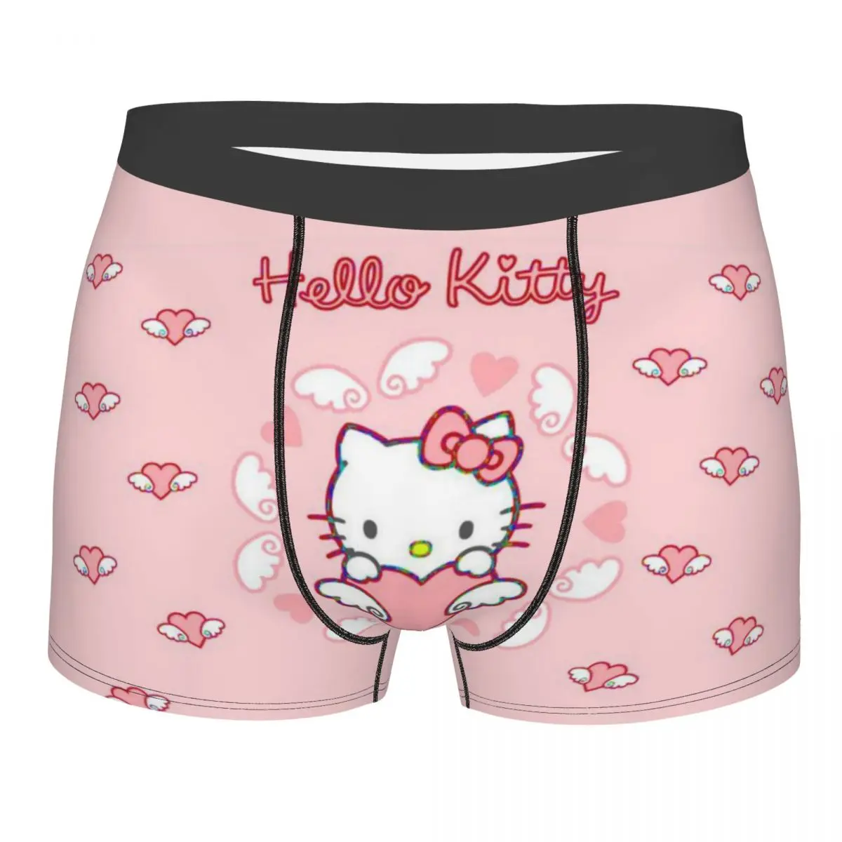 Индивидуальное нижнее белье с рисунком Hello Kitty, Мужские дышащие белые боксеры, мягкие мужские трусы
Индивидуальное нижнее белье с рисунком Hello Kitty, Мужские дышащие белые боксеры, мягкие мужские трусы