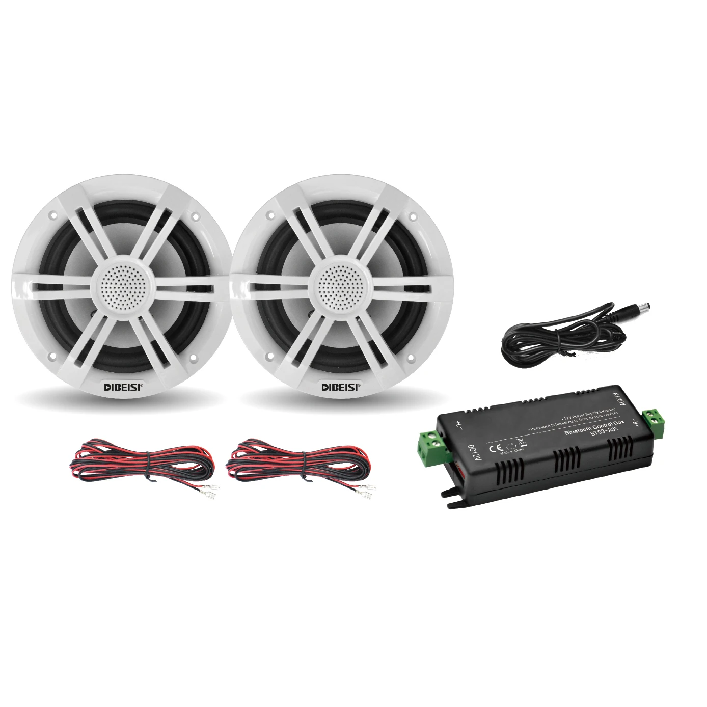 New Arrival Waterproof Marine Speaker Components With BT Amplifier 6.5 Inch Speaker Sets Waterproof MB5001
New Arrival Waterproof Marine Speaker Components With BT Amplifier 6.5 Inch Speaker Sets Waterproof MB5001