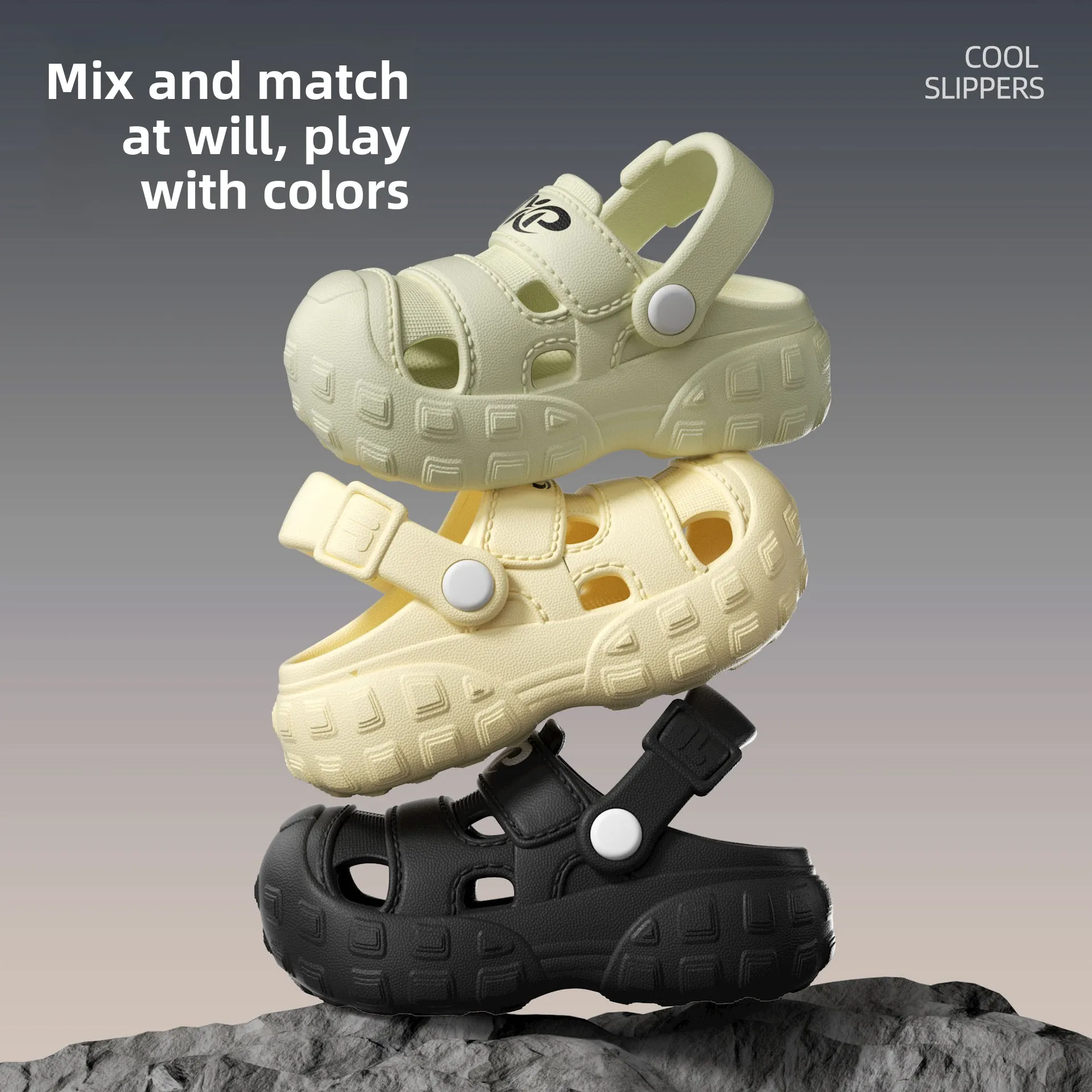 Summer EVA Kids Clogs Soft Cloud Cushion Slides Cartoon Thick Sole Non‑Slip Outdoor Sandals For Baby Boys Girls
Summer EVA Kids Clogs Soft Cloud Cushion Slides Cartoon Thick Sole Non‑Slip Outdoor Sandals For Baby Boys Girls
