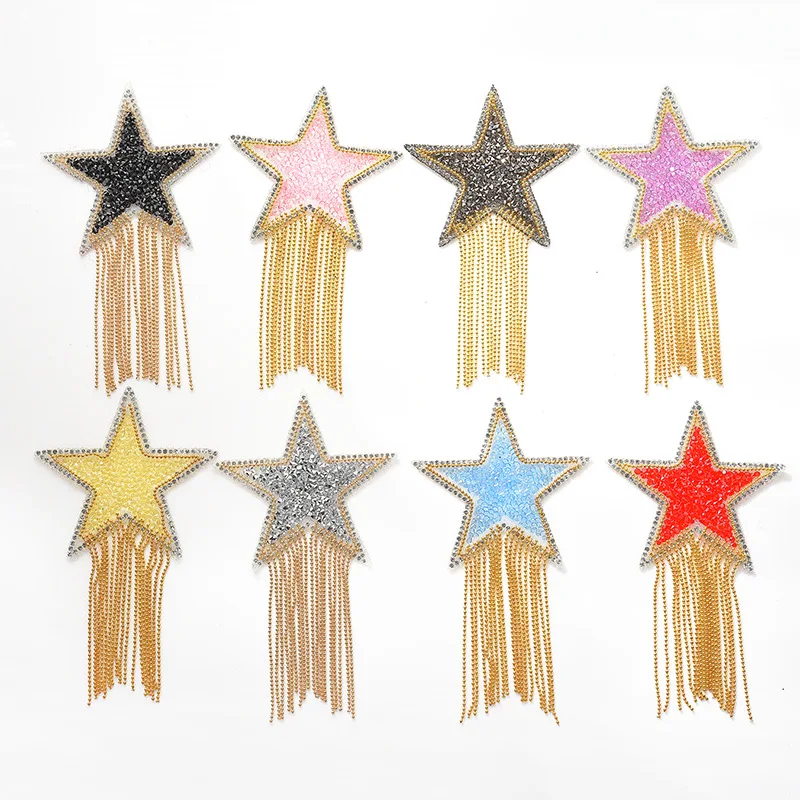 Hot Melt Adhesive Mesh Rhinestone Sticker Five Pointed Star Iron on PatchHot Transfer Sticker
Hot Melt Adhesive Mesh Rhinestone Sticker Five Pointed Star Iron on PatchHot Transfer Sticker