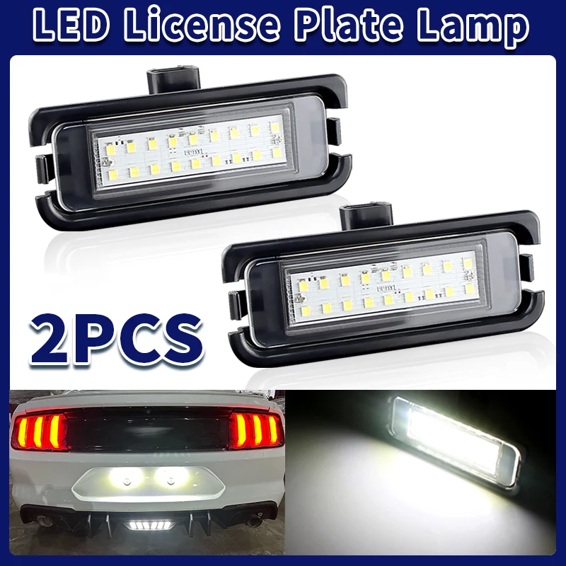 2pcs For Ford Mustang 2015 2016 2017 2018 Canbus LED License Plate Lights Rear Number Plate Lamps Error-Free OEM#: FR3Z13550A
2pcs For Ford Mustang 2015 2016 2017 2018 Canbus LED License Plate Lights Rear Number Plate Lamps Error-Free OEM#: FR3Z13550A
