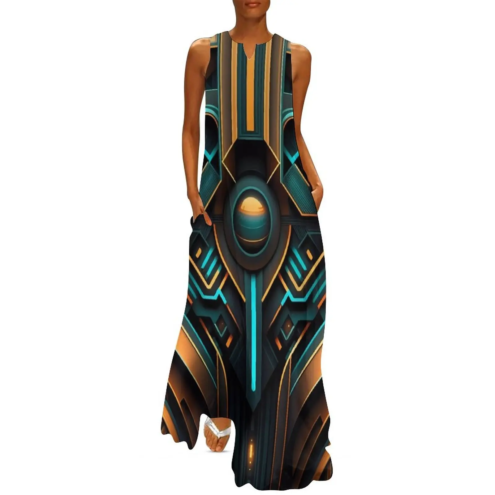 Futuristic Line Design 3 Long Dress summer women's suit Prom gown party dresses women
Futuristic Line Design 3 Long Dress summer women's suit Prom gown party dresses women