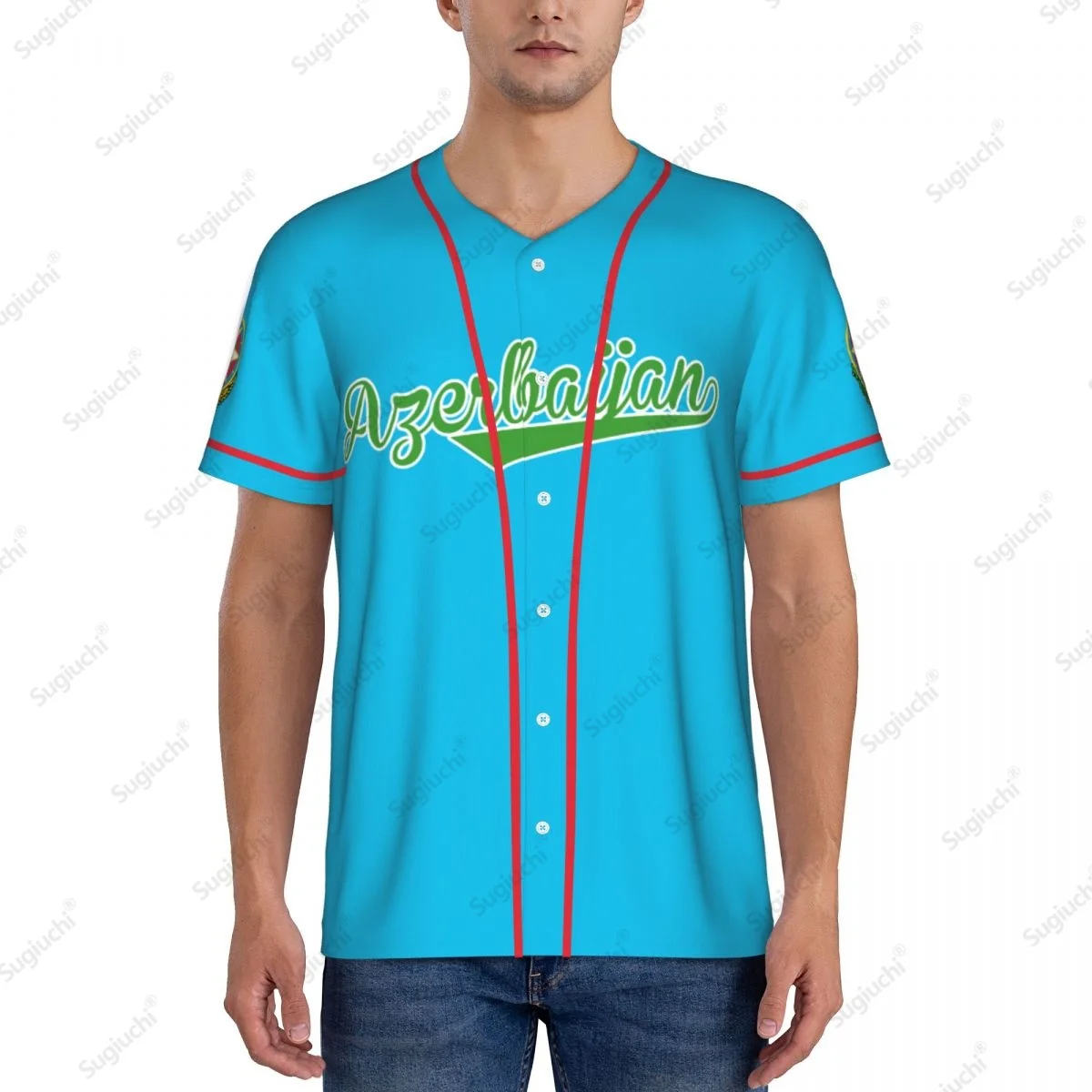 2025 Personalized Name Azerbaijan Flag 3D Printed Summer Fashion Men's Baseball Shirts Street Hip Hop Sports T-Shirt
2025 Personalized Name Azerbaijan Flag 3D Printed Summer Fashion Men's Baseball Shirts Street Hip Hop Sports T-Shirt