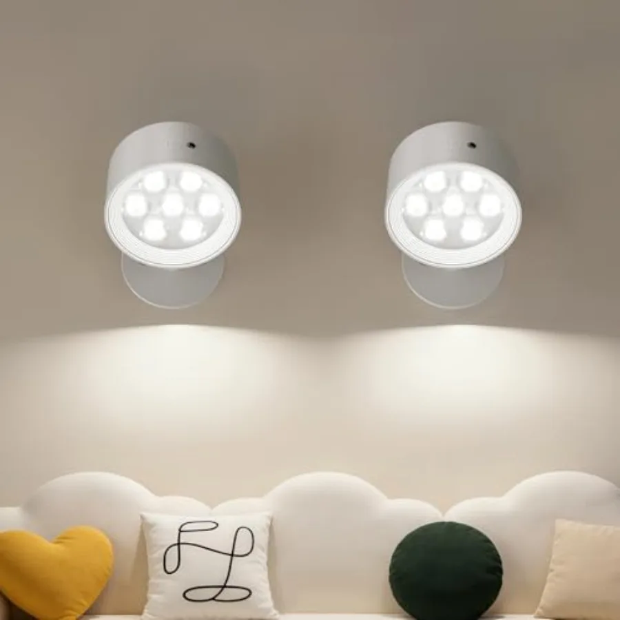 Wireless Wall Sconces Set of Two, Rechargeable Battery Operated Sconces with Remote and Touch Control, 4400mAh Dimmable LED Wal
Wireless Wall Sconces Set of Two, Rechargeable Battery Operated Sconces with Remote and Touch Control, 4400mAh Dimmable LED Wal
