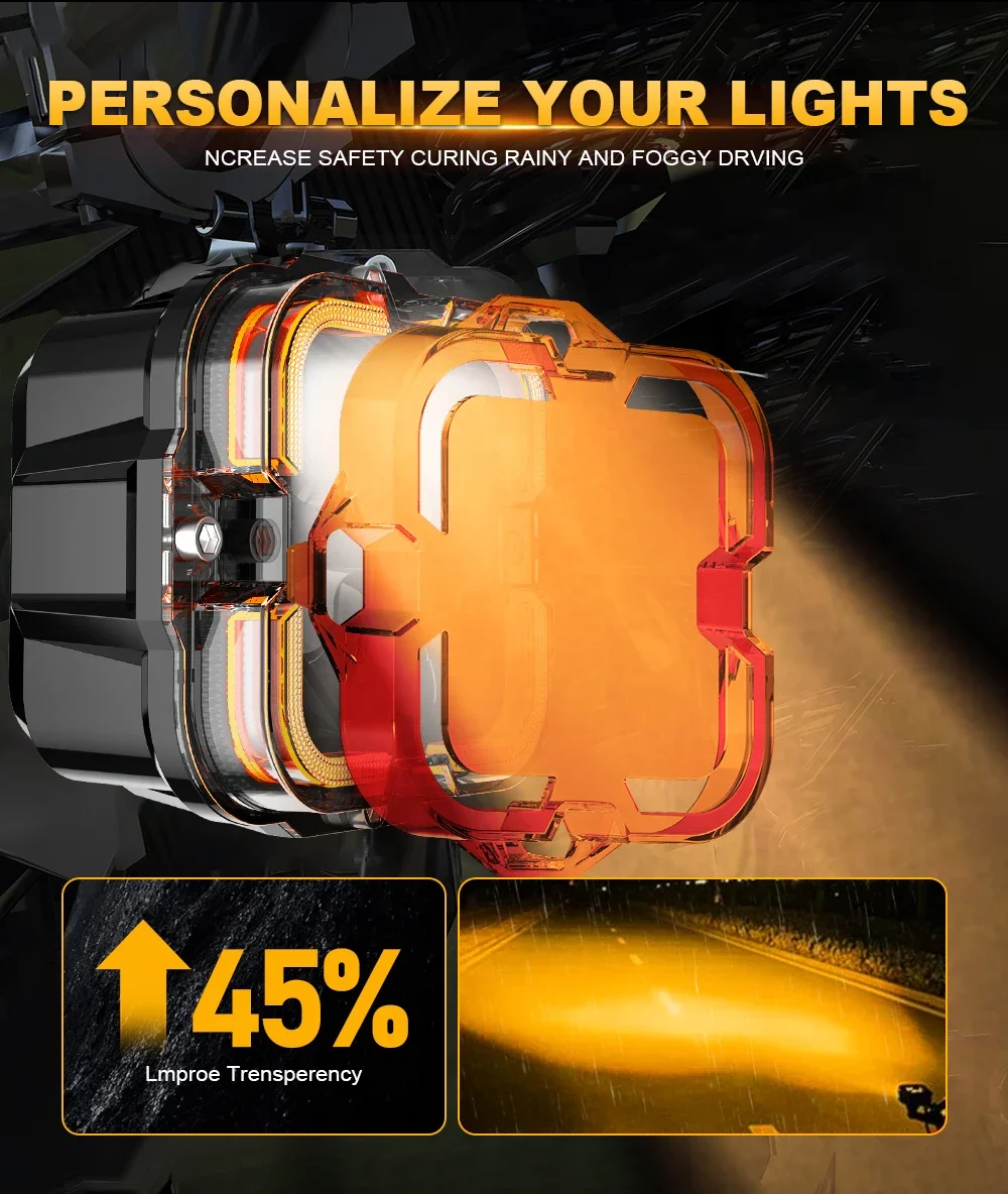 Universal Motorcycles 90W 6000K Spot Flashing White /Amber High Low Beam Fog Light Led Auxiliary Mini Driving Lamp Dual Color!!
Universal Motorcycles 90W 6000K Spot Flashing White /Amber High Low Beam Fog Light Led Auxiliary Mini Driving Lamp Dual Color!!