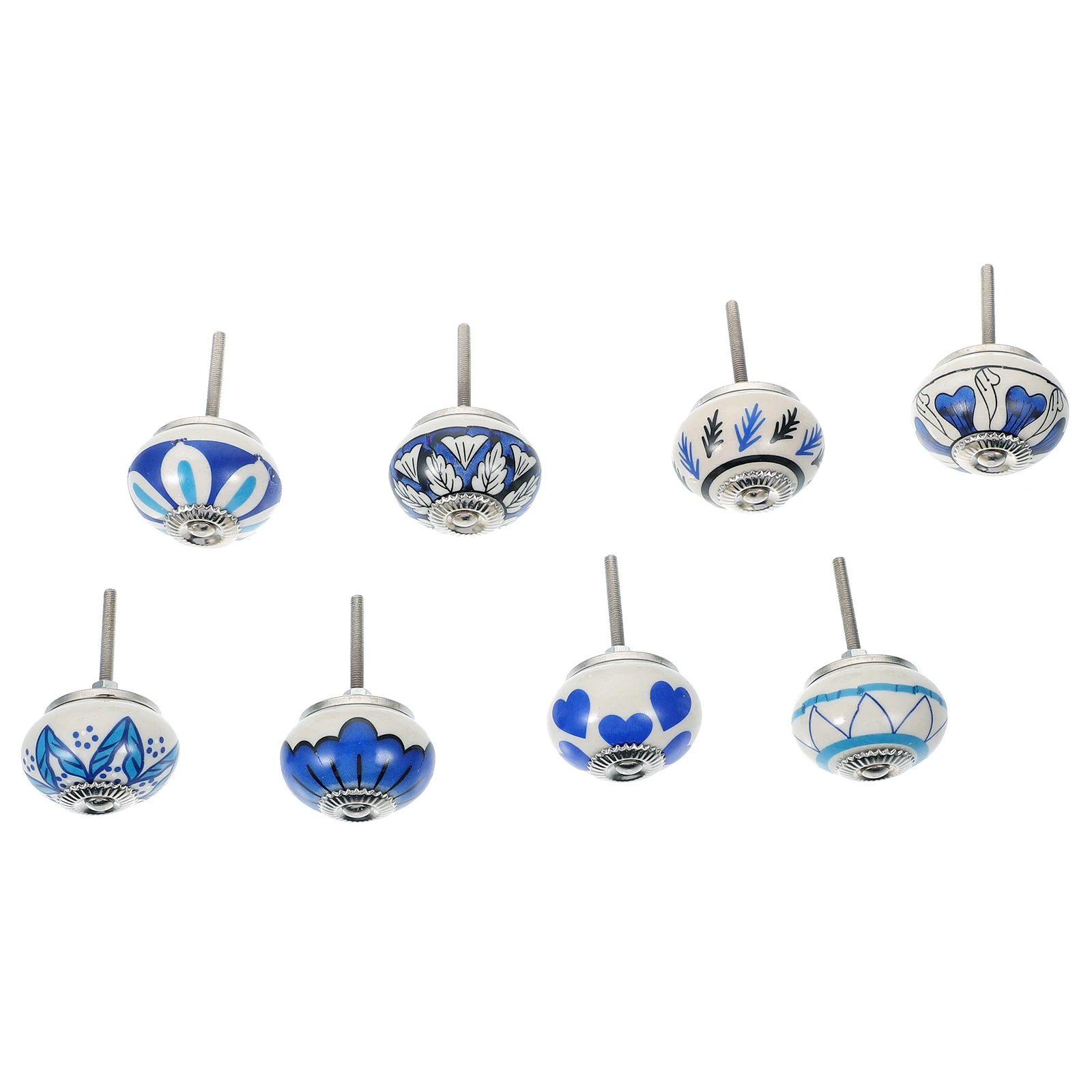 8pcs Blue Series Ceramic Handles Dresser Knobs for Cabinet Drawer Simple Pattern Furniture Wardrobe Shoe Cabinets Durability
8pcs Blue Series Ceramic Handles Dresser Knobs for Cabinet Drawer Simple Pattern Furniture Wardrobe Shoe Cabinets Durability