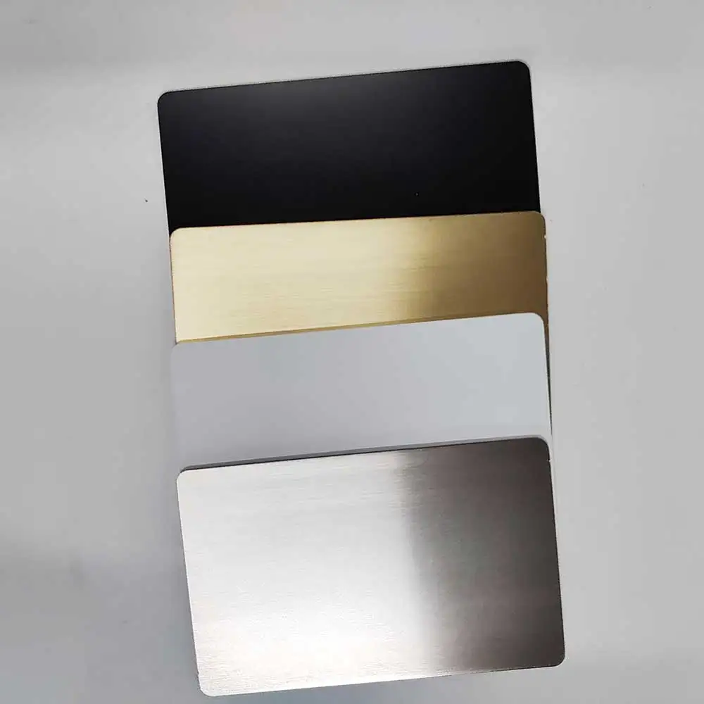 luxury 1.0mm thickness13.56mhz 213 chip matt black / brush gold silver nfc metal business access card for social media sharing
luxury 1.0mm thickness13.56mhz 213 chip matt black / brush gold silver nfc metal business access card for social media sharing