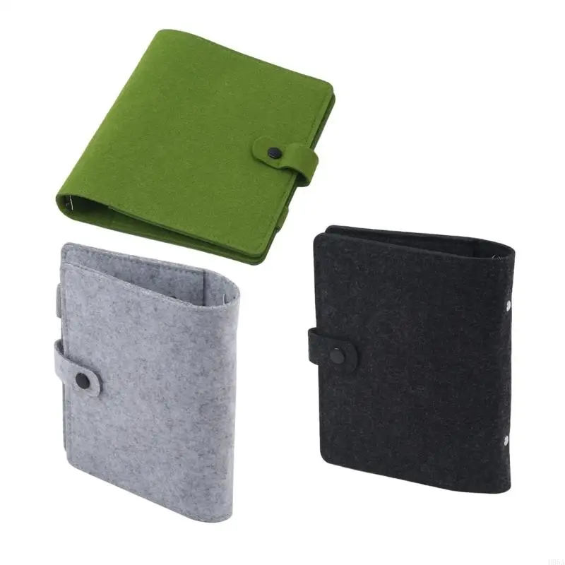 Refillable Felt Cloth 4 Rings Binder 18.5x23cm Refillable Notebook Journal Covers with Card Pocket and Elastic Pen Slot
Refillable Felt Cloth 4 Rings Binder 18.5x23cm Refillable Notebook Journal Covers with Card Pocket and Elastic Pen Slot